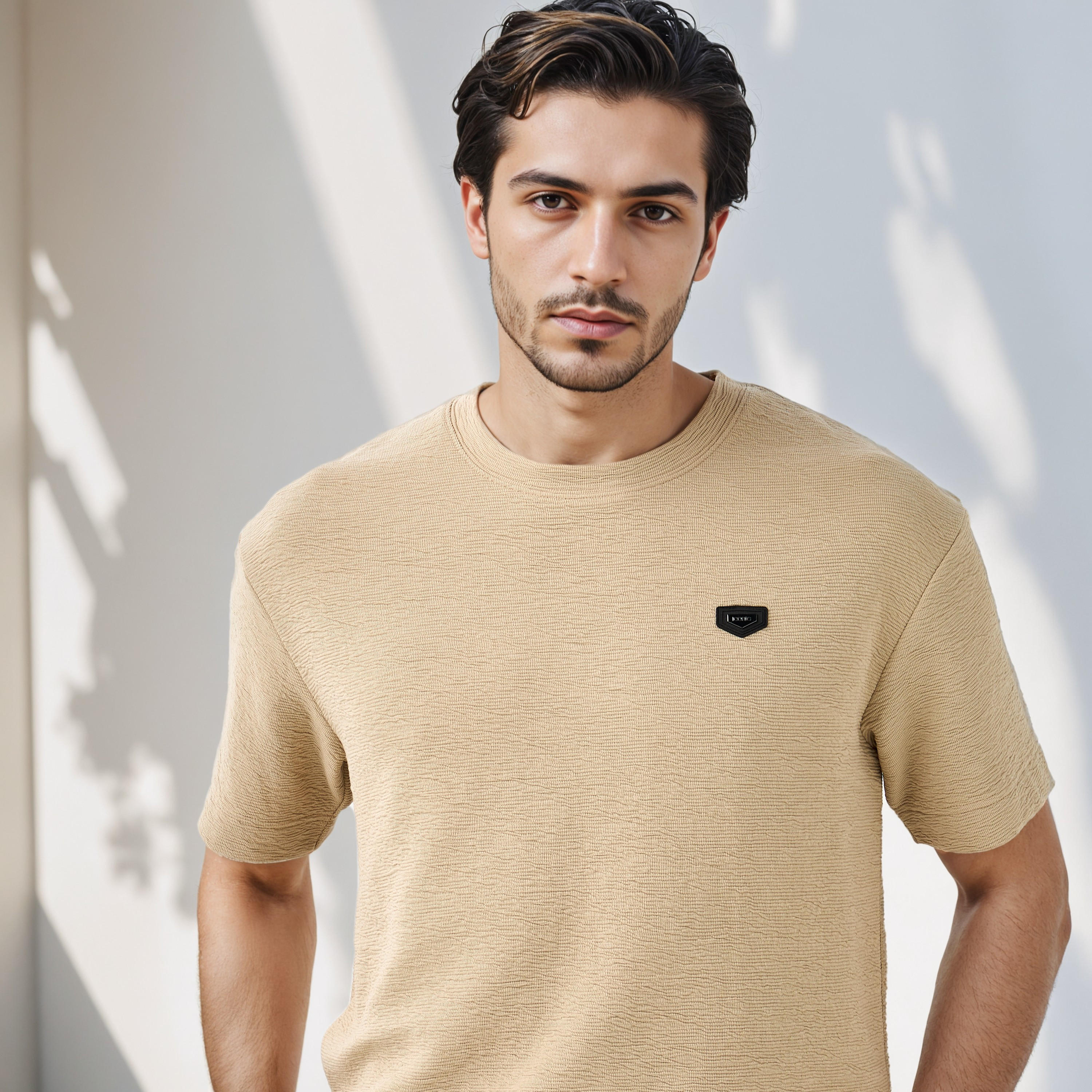 Iconic Oversized Textured T-shirt-men-clothing-tshirtsandpolos-tshirts-image-4