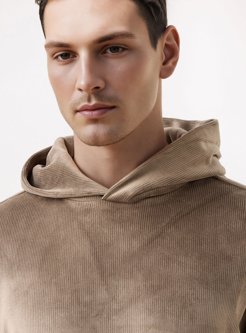 Iconic Men's Cordrouy Hooded Sweatshirt-men-winterwear-hoodiesandsweatshirts-image-4