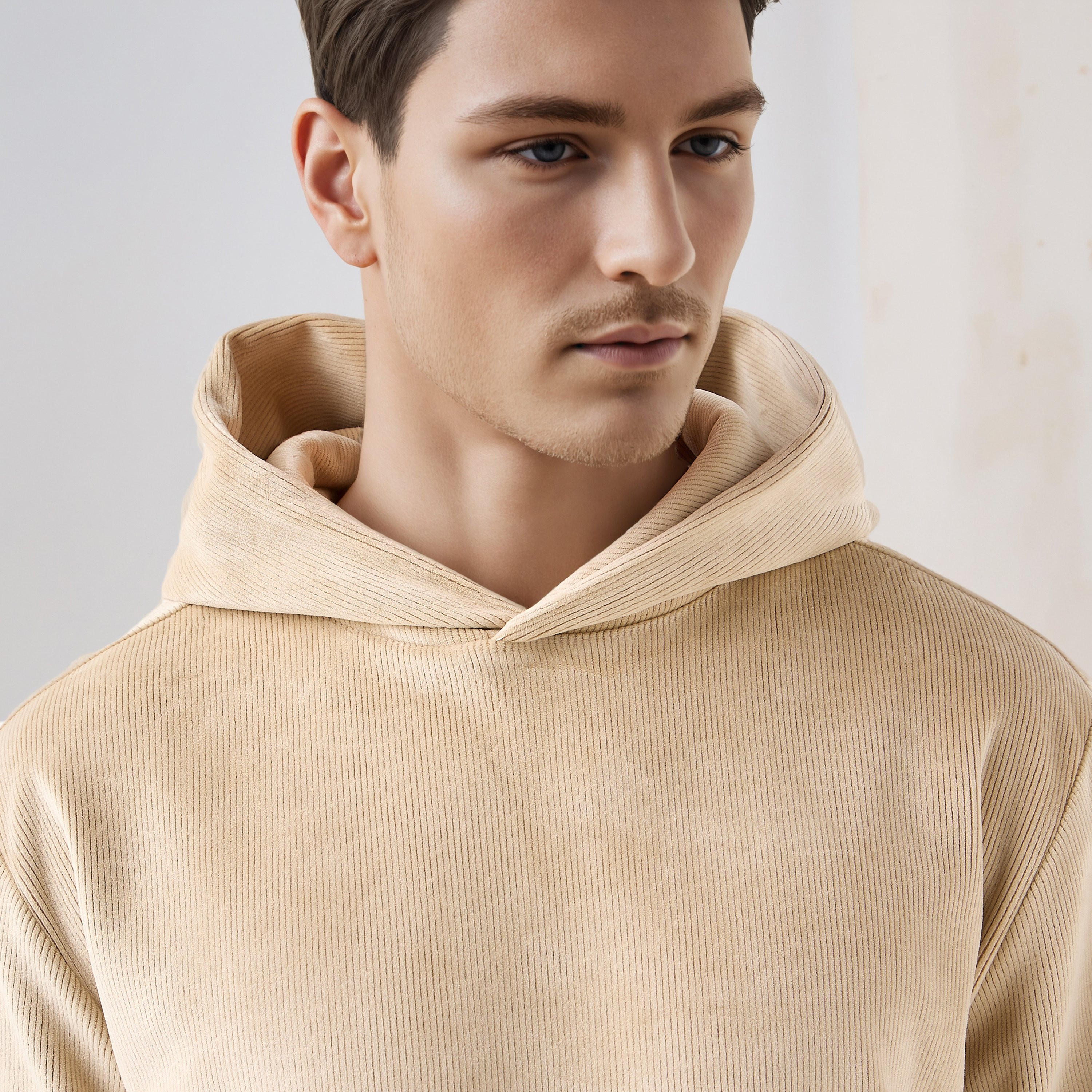Iconic Men's Cordrouy Hooded Sweatshirt-men-winterwear-hoodiesandsweatshirts-image-4