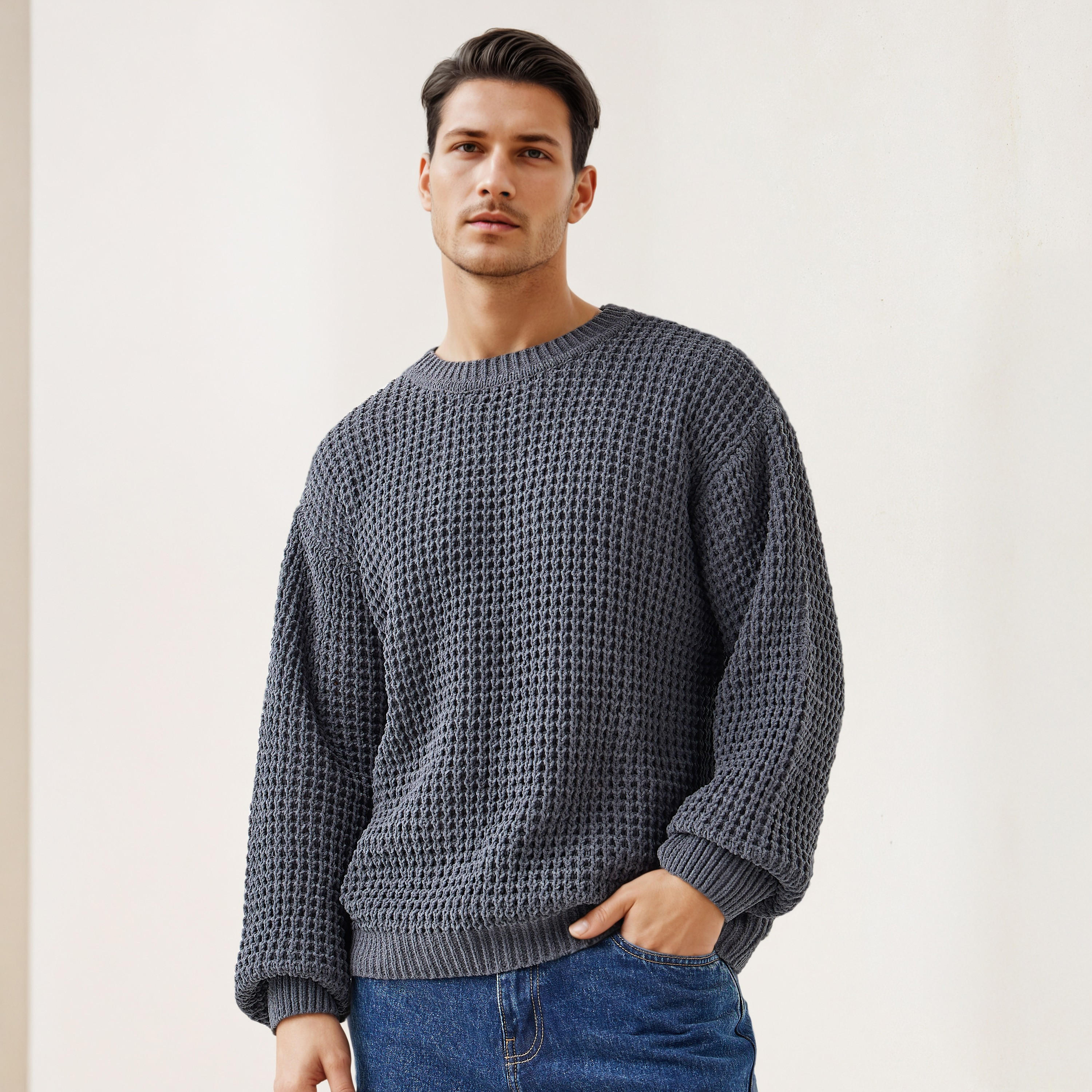 Iconic Derby Textured Sweatshirt-men-winterwear-hoodiesandsweatshirts-image-5