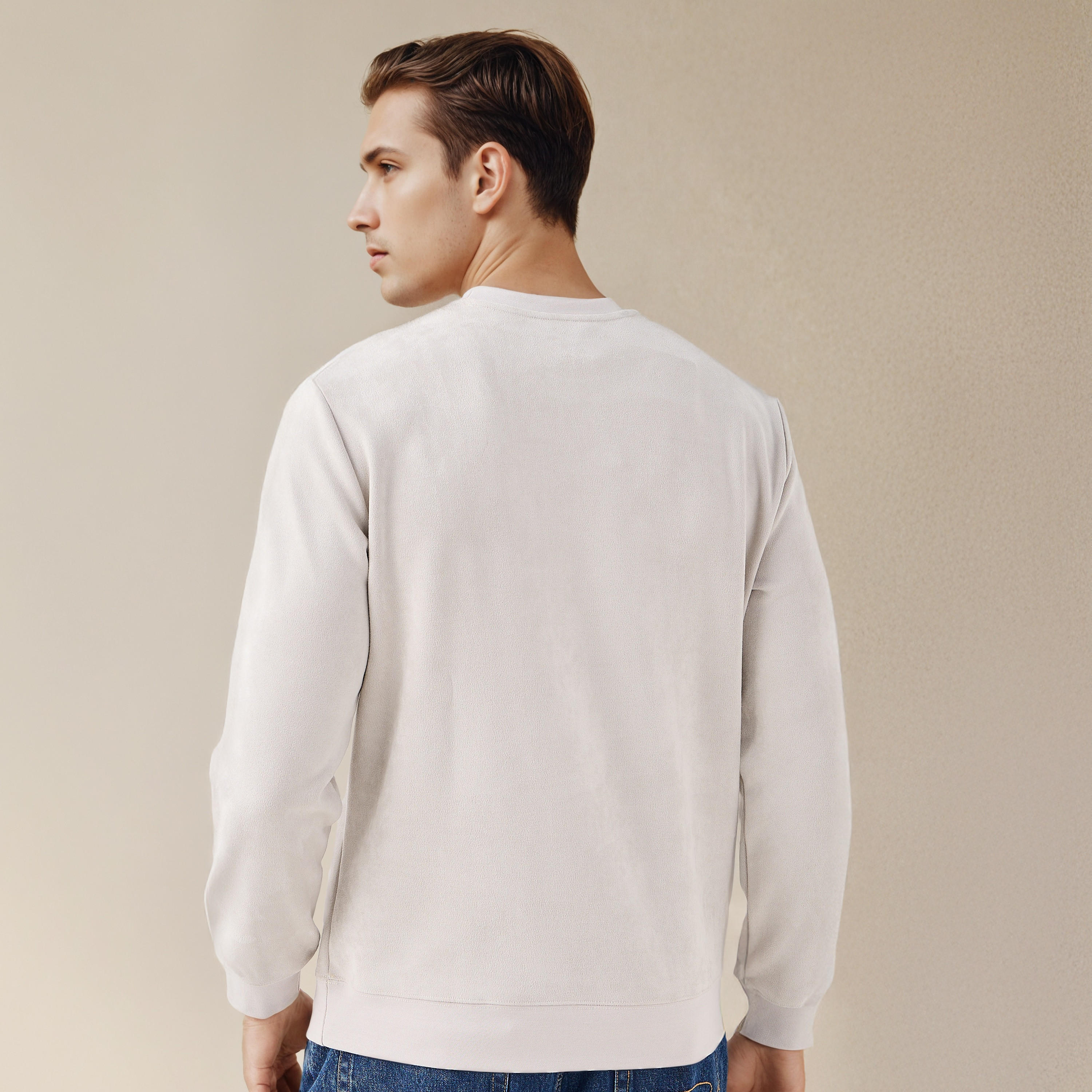 Iconic Suede Sweatshirt-men-winterwear-hoodiesandsweatshirts-image-3