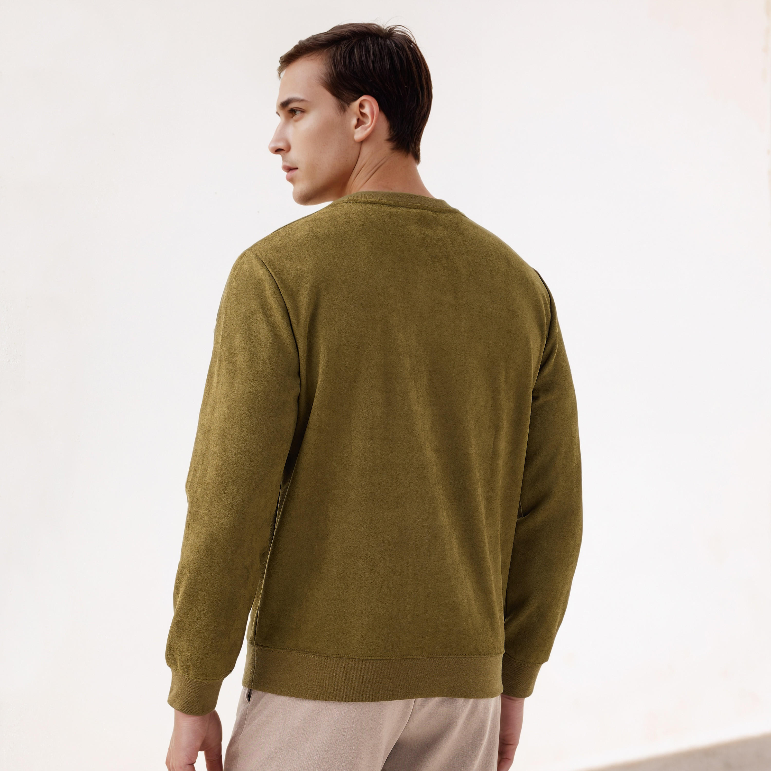 Iconic Suede Sweatshirt-men-winterwear-hoodiesandsweatshirts-image-3