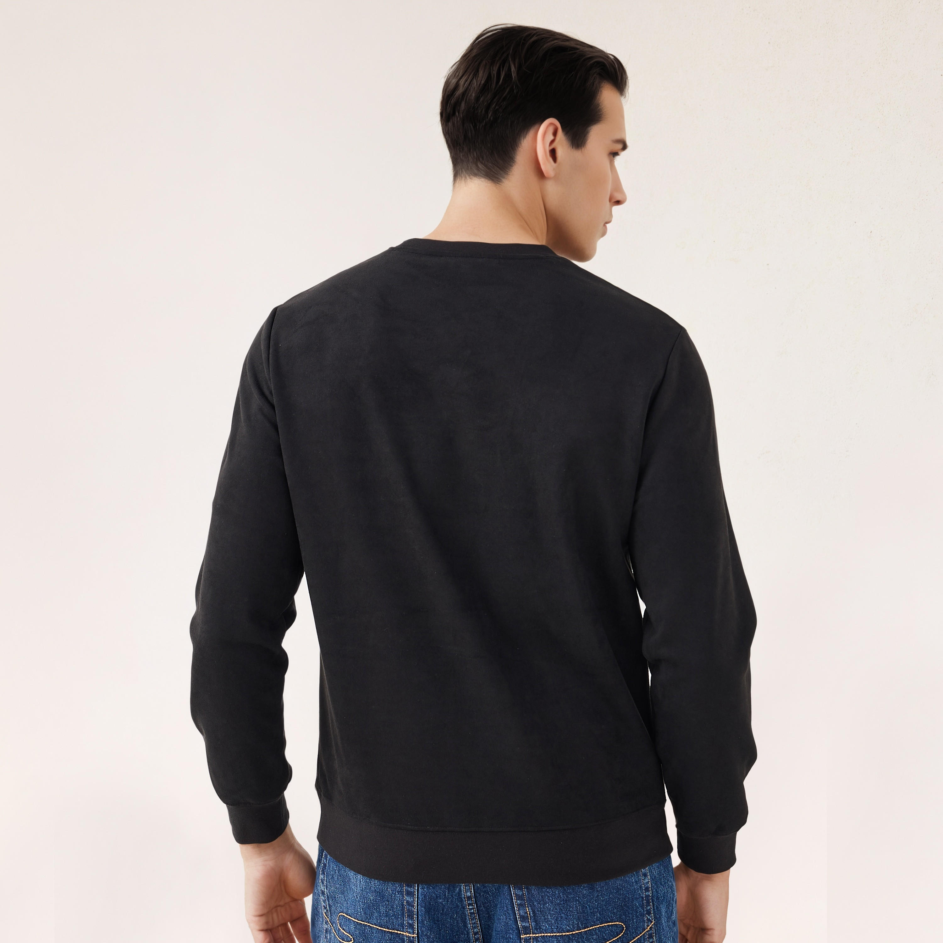Iconic Suede Sweatshirt-men-winterwear-hoodiesandsweatshirts-image-3