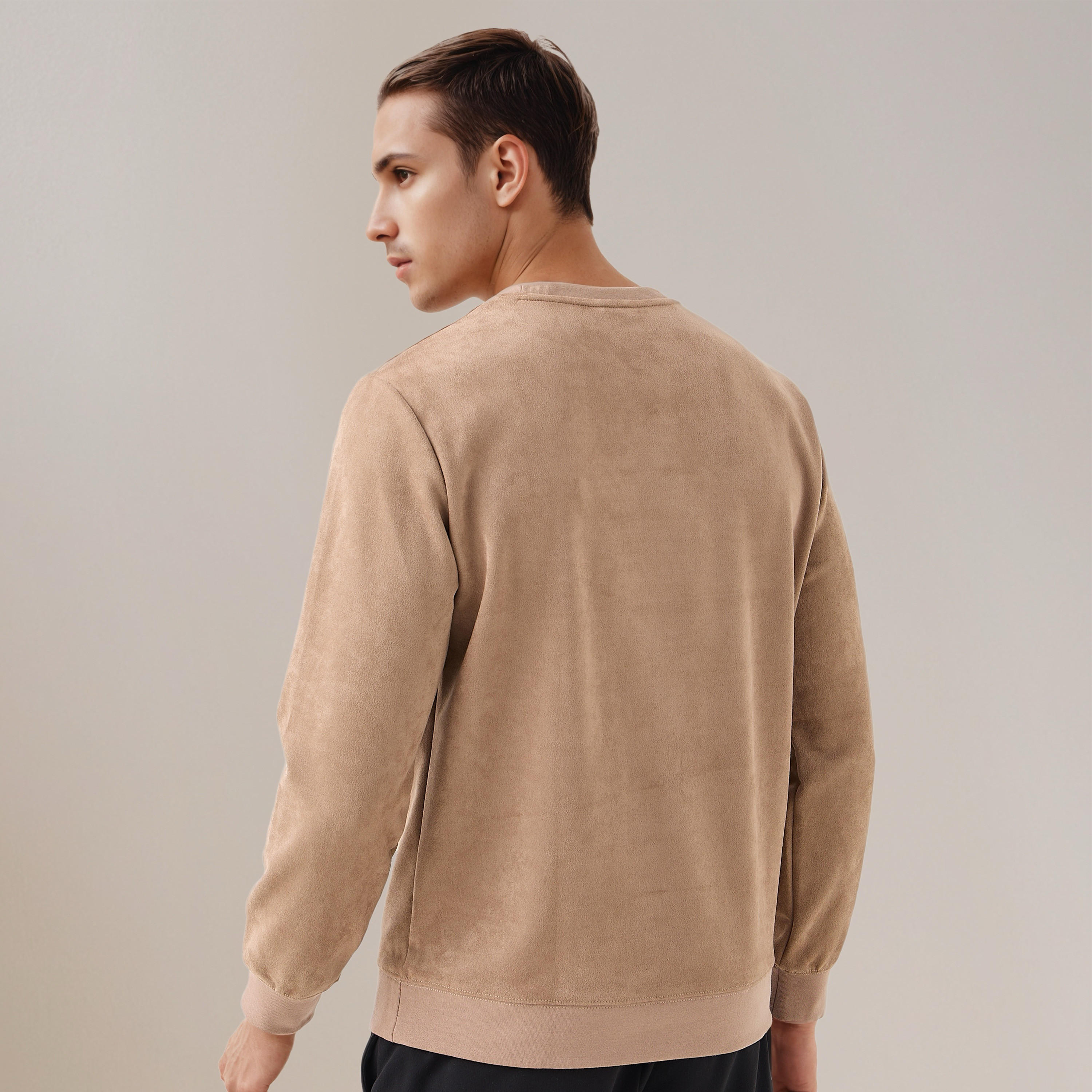 Iconic Suede Sweatshirt-men-winterwear-hoodiesandsweatshirts-image-3