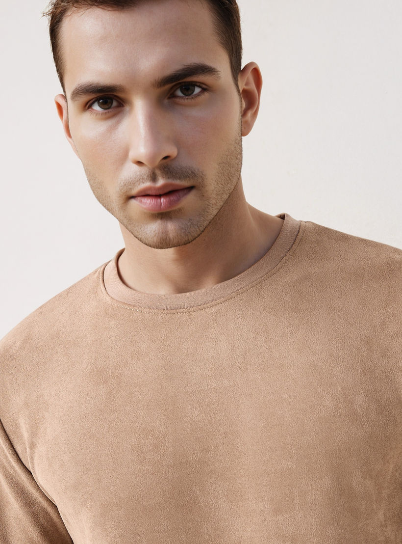 Iconic Suede Sweatshirt-men-winterwear-hoodiesandsweatshirts-image-4