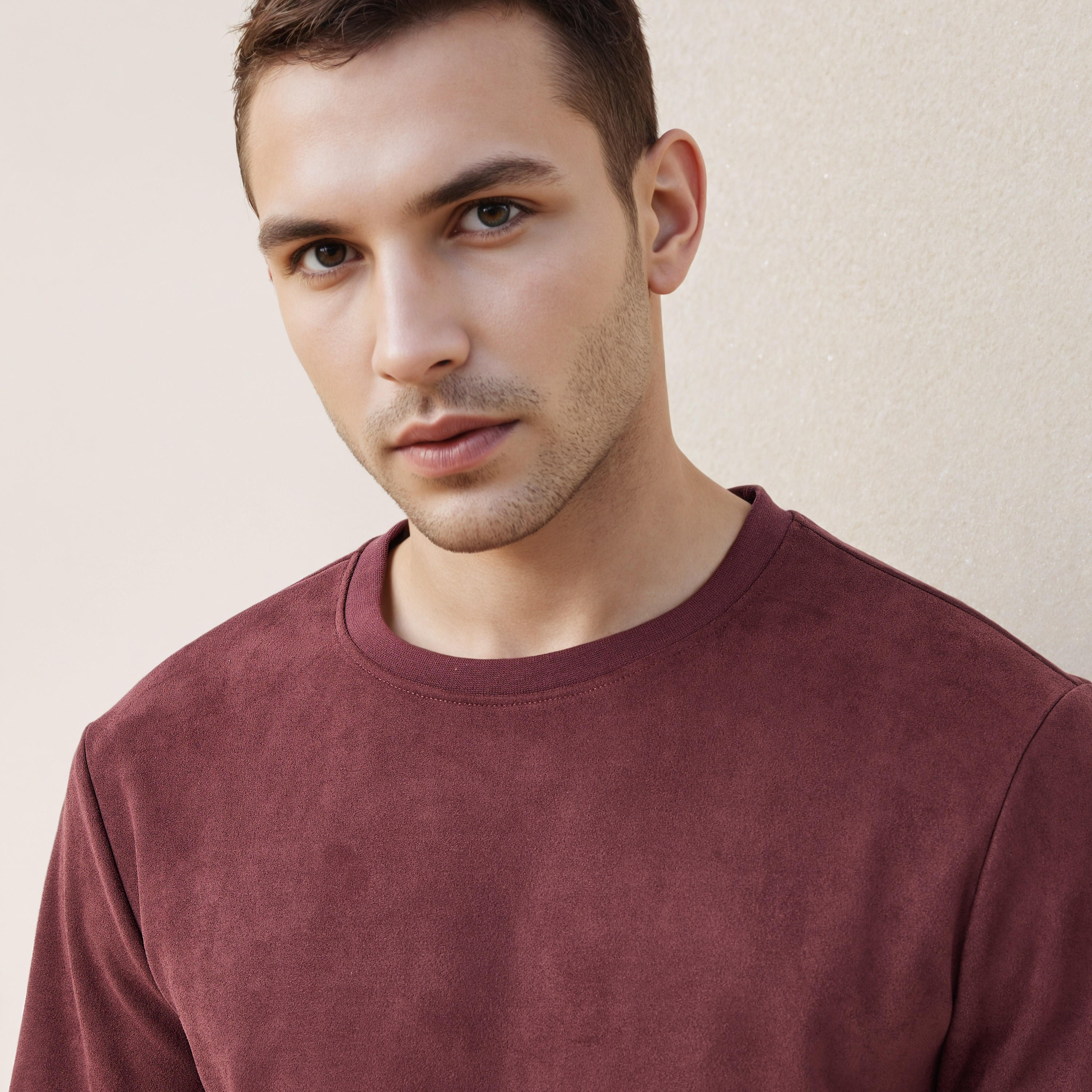 سويت شيرت بارز الملمس من آيكونيك-men-winterwear-hoodiesandsweatshirts-image-3