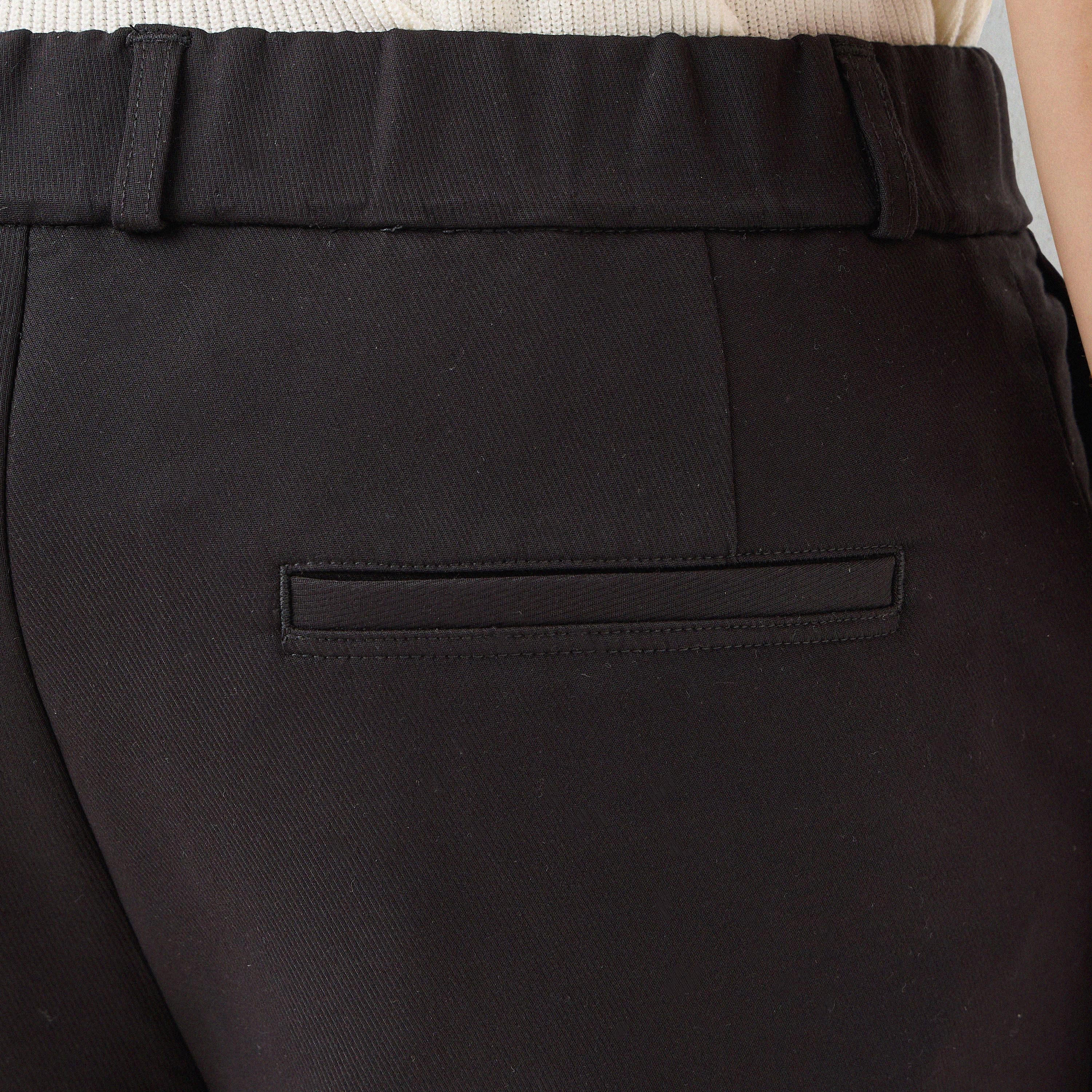 بنطلون رسمي رجالي بقصة ضيقة وخصر مرن من آيكونيك-men-clothing-trousersandchinos-trousers-image-5