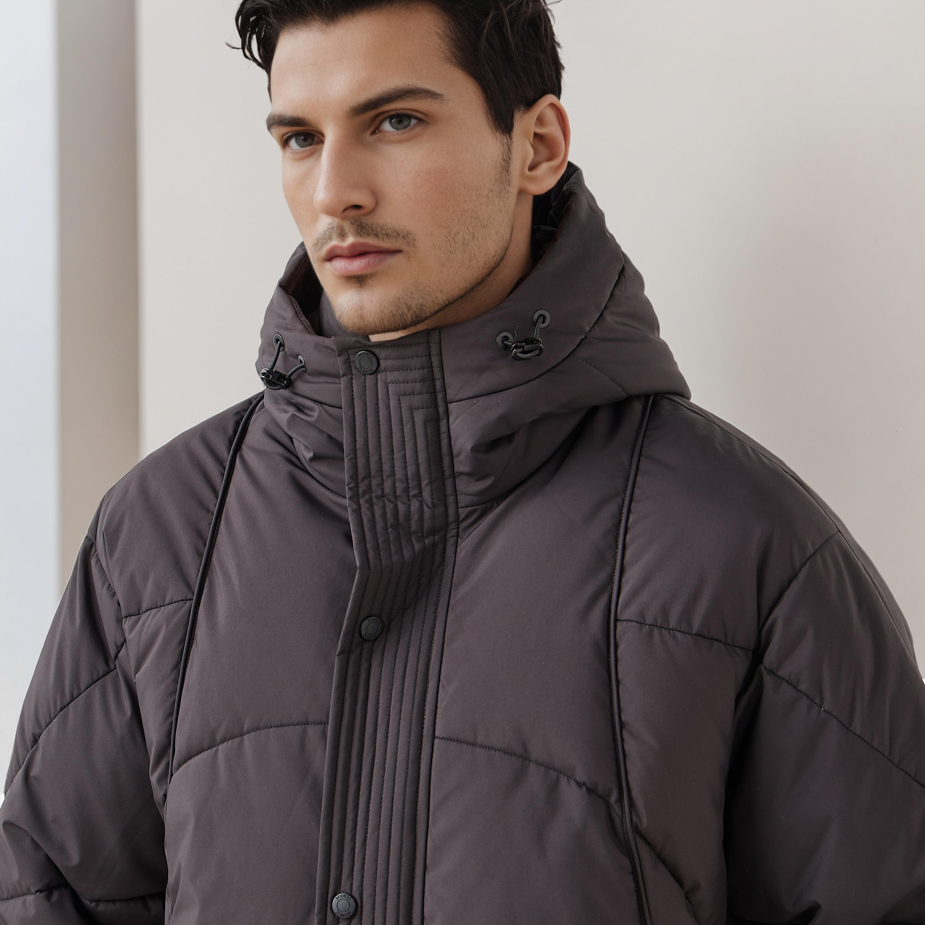 Iconic Men Regular Fit Hooded Puffer Jacket-men-clothing-jacketsandblazers-jackets-image-5