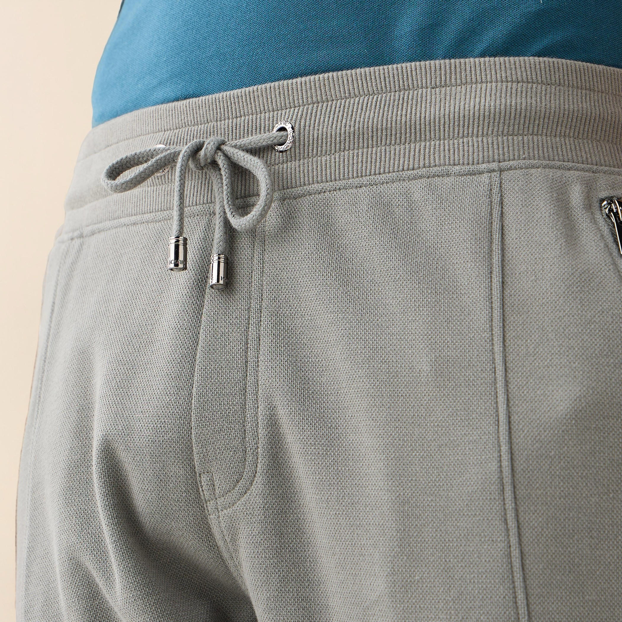 بنطلون رياضي بخصر مطاطي وجيوب من أيكونيك-men-clothing-bottoms-joggers-image-4