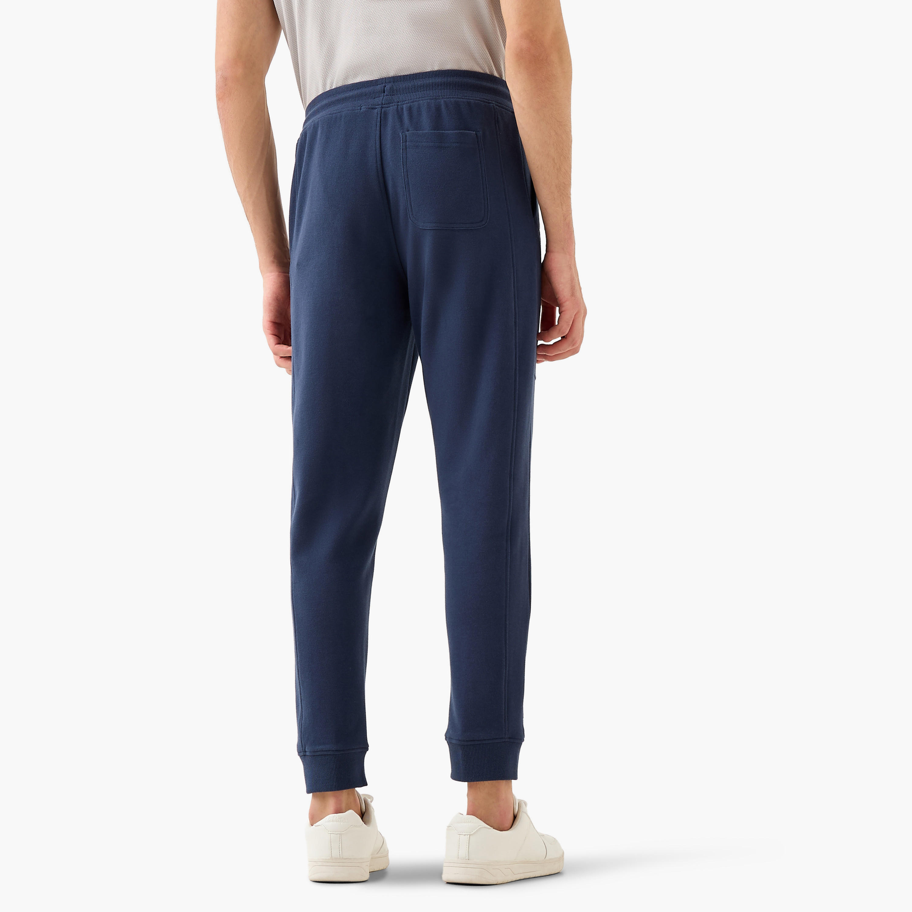 Iconic Mosean Flexi Waist Joggers with Pockets--image-3