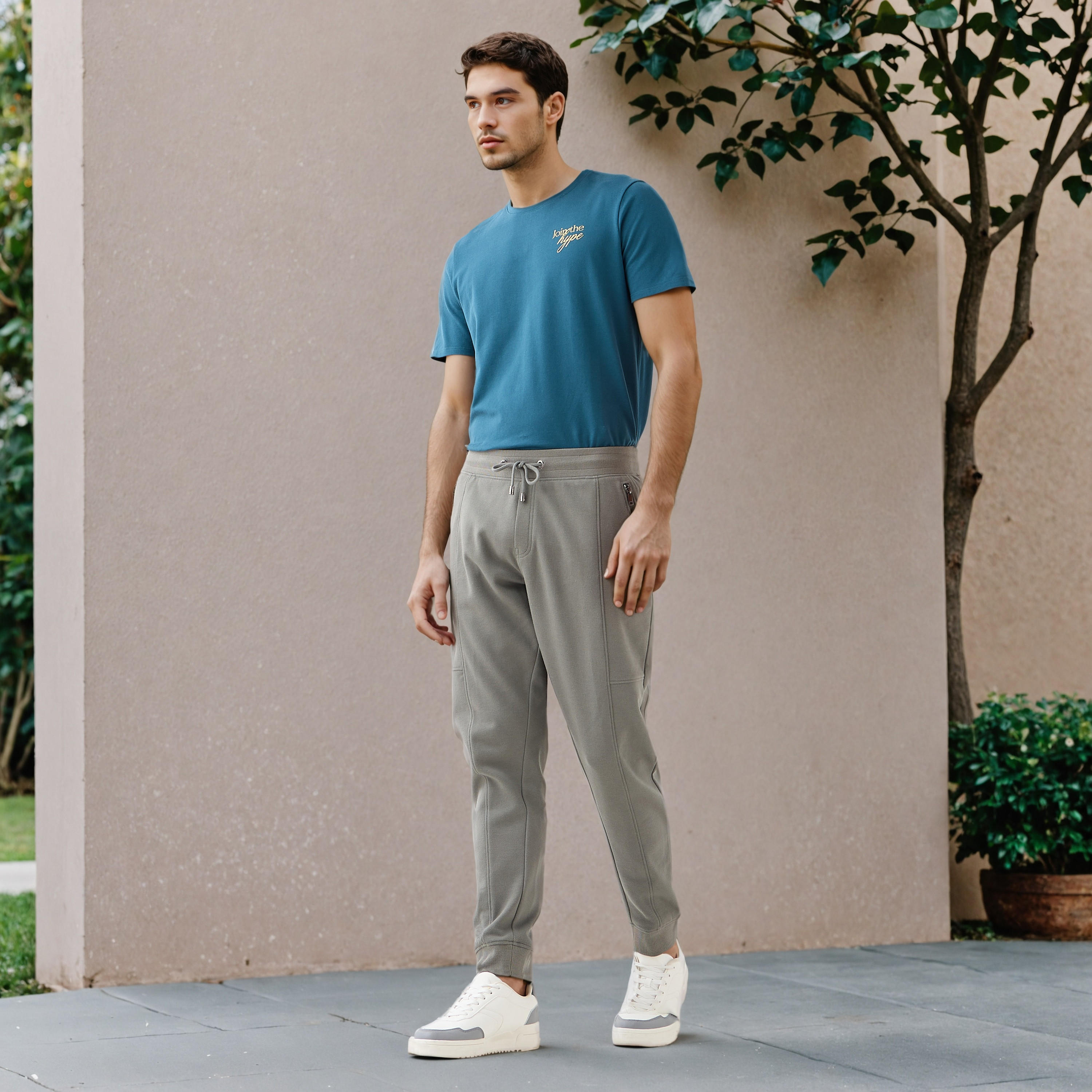 تيشيرت بيكيه بطبعات شعار من آيكونيك-men-clothing-tshirtsandpolos-tshirts-image-2