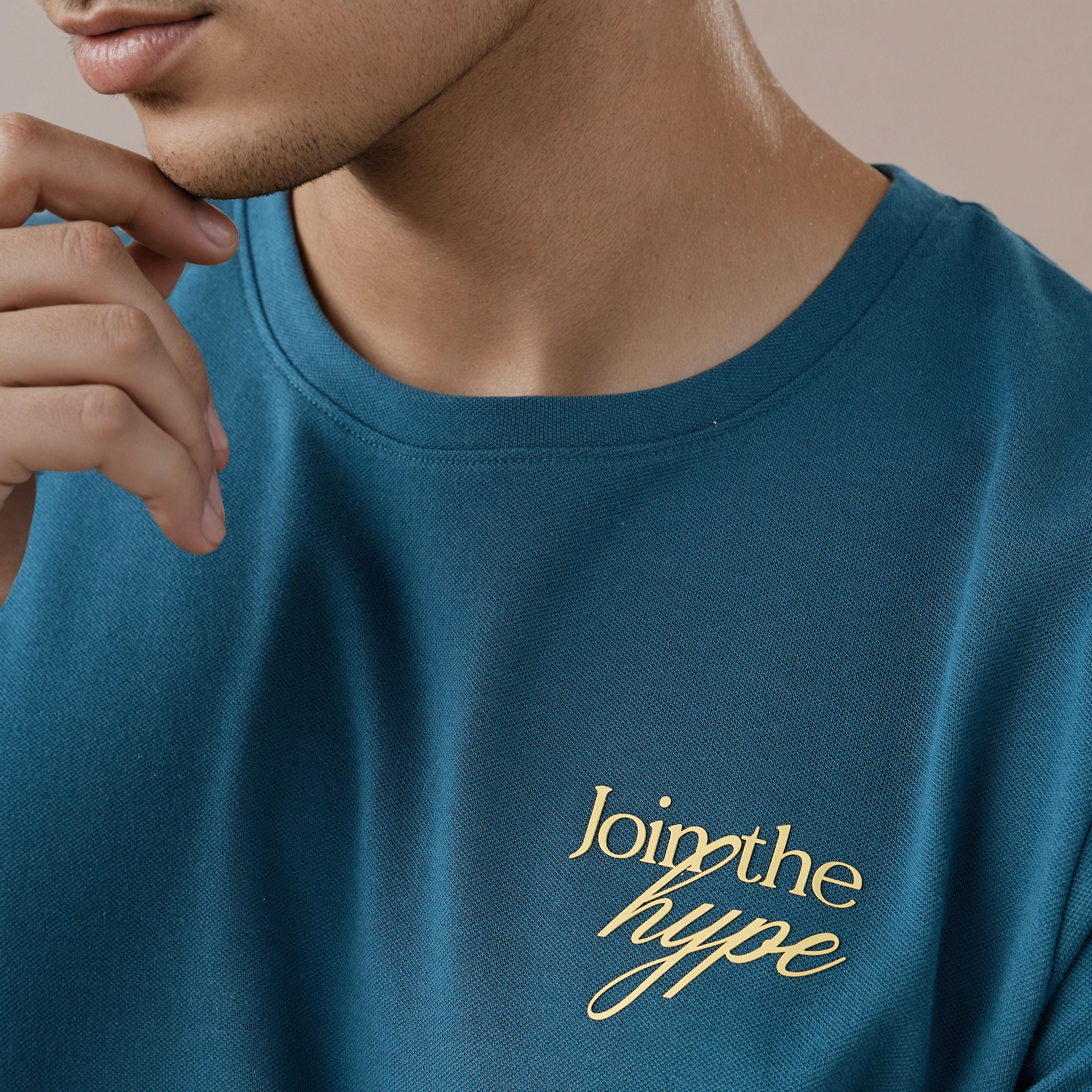 تيشيرت بيكيه بطبعات شعار من آيكونيك-men-clothing-tshirtsandpolos-tshirts-image-5