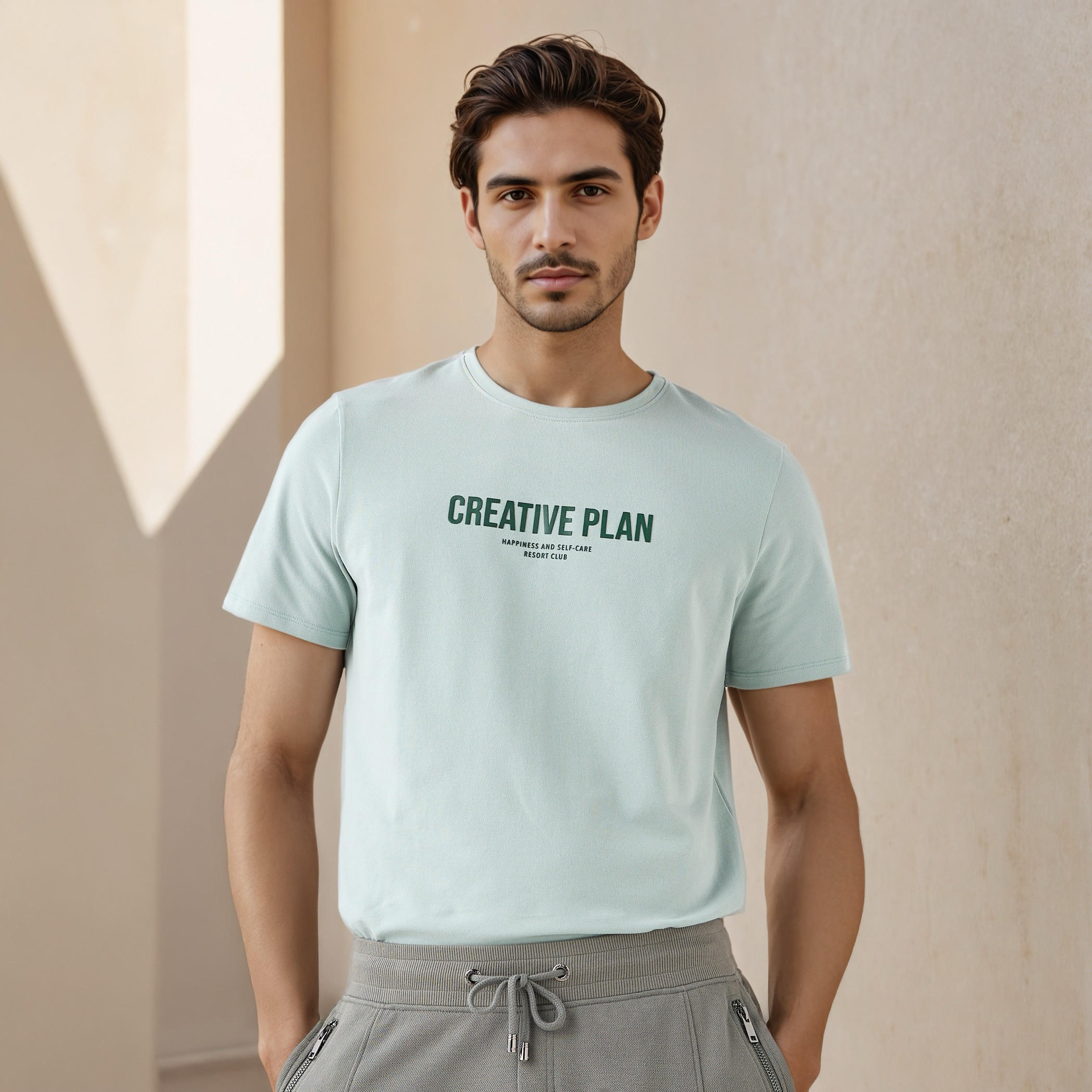 Iconic Slogan Print Pique T-shirt-men-clothing-tshirtsandpolos-tshirts-image-1