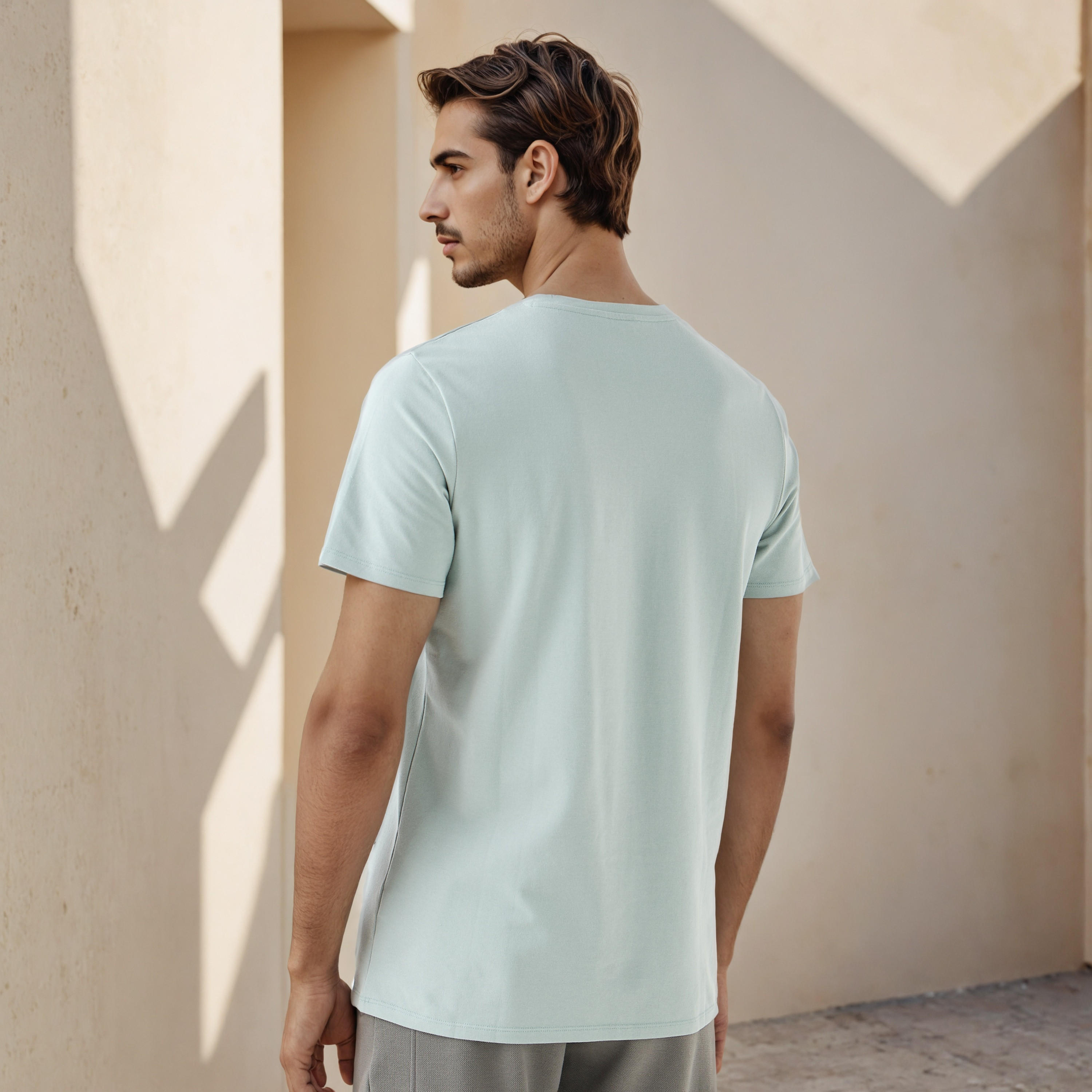 تيشيرت بيكيه بطبعات شعار من آيكونيك-men-clothing-tshirtsandpolos-tshirts-image-3