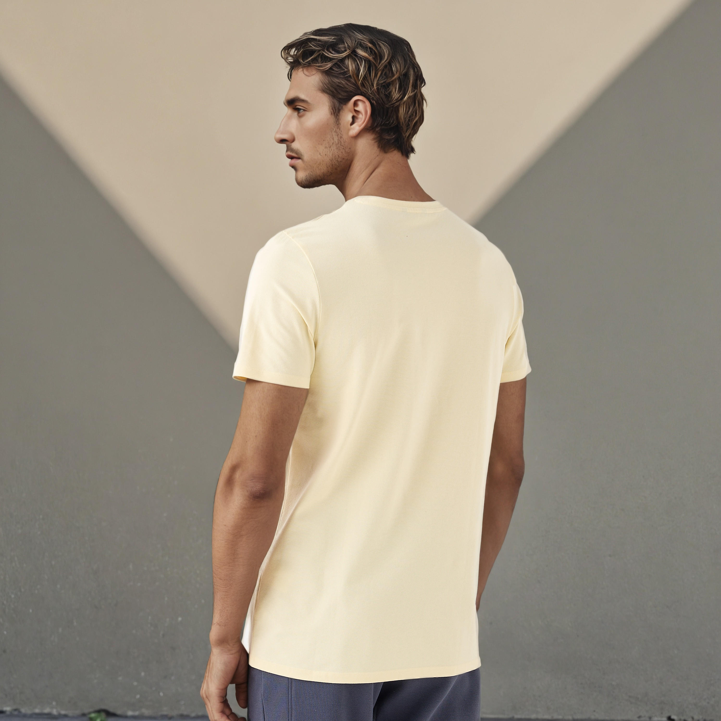 تيشيرت بيكيه بطبعات شعار من آيكونيك-men-clothing-tshirtsandpolos-tshirts-image-3