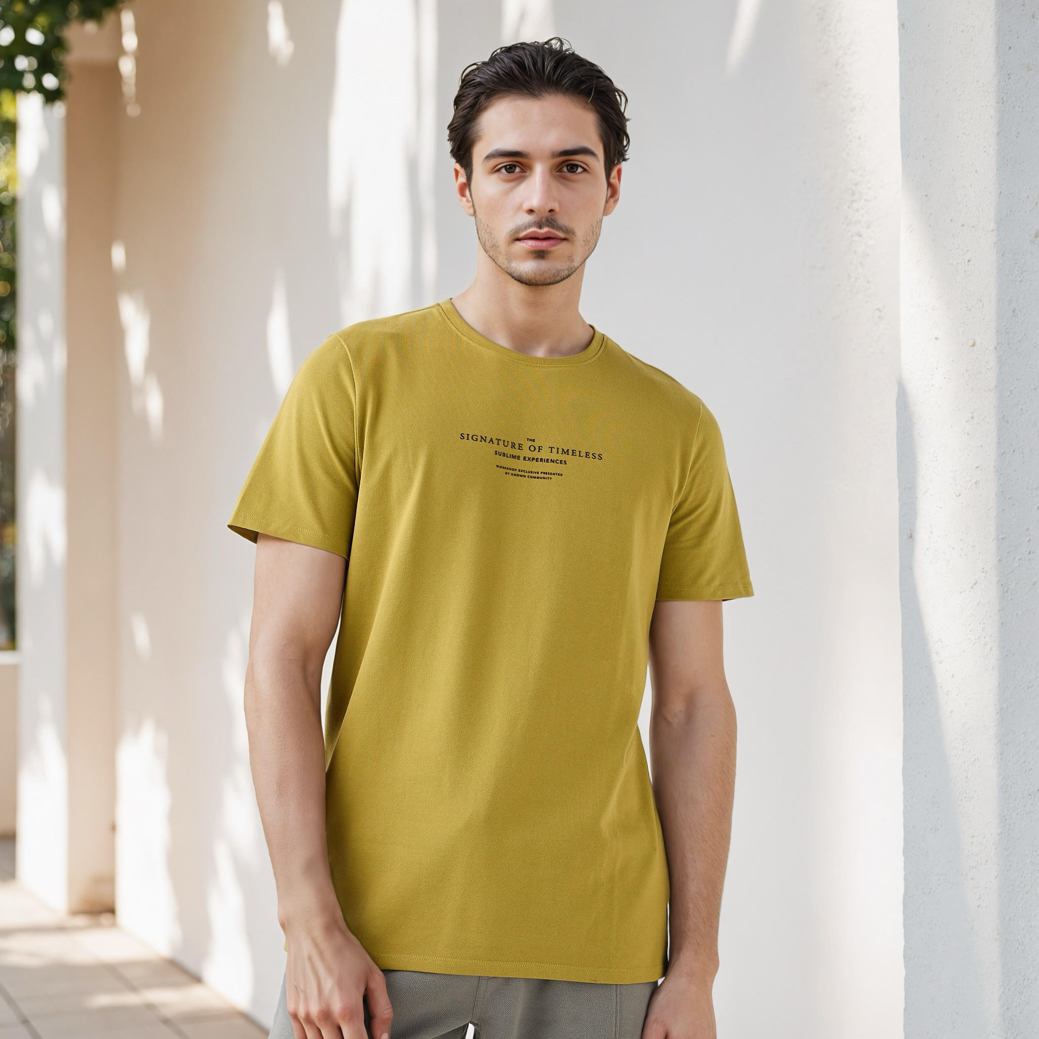 تيشيرت بيكيه بطبعات شعار من آيكونيك-men-clothing-tshirtsandpolos-tshirts-image-6