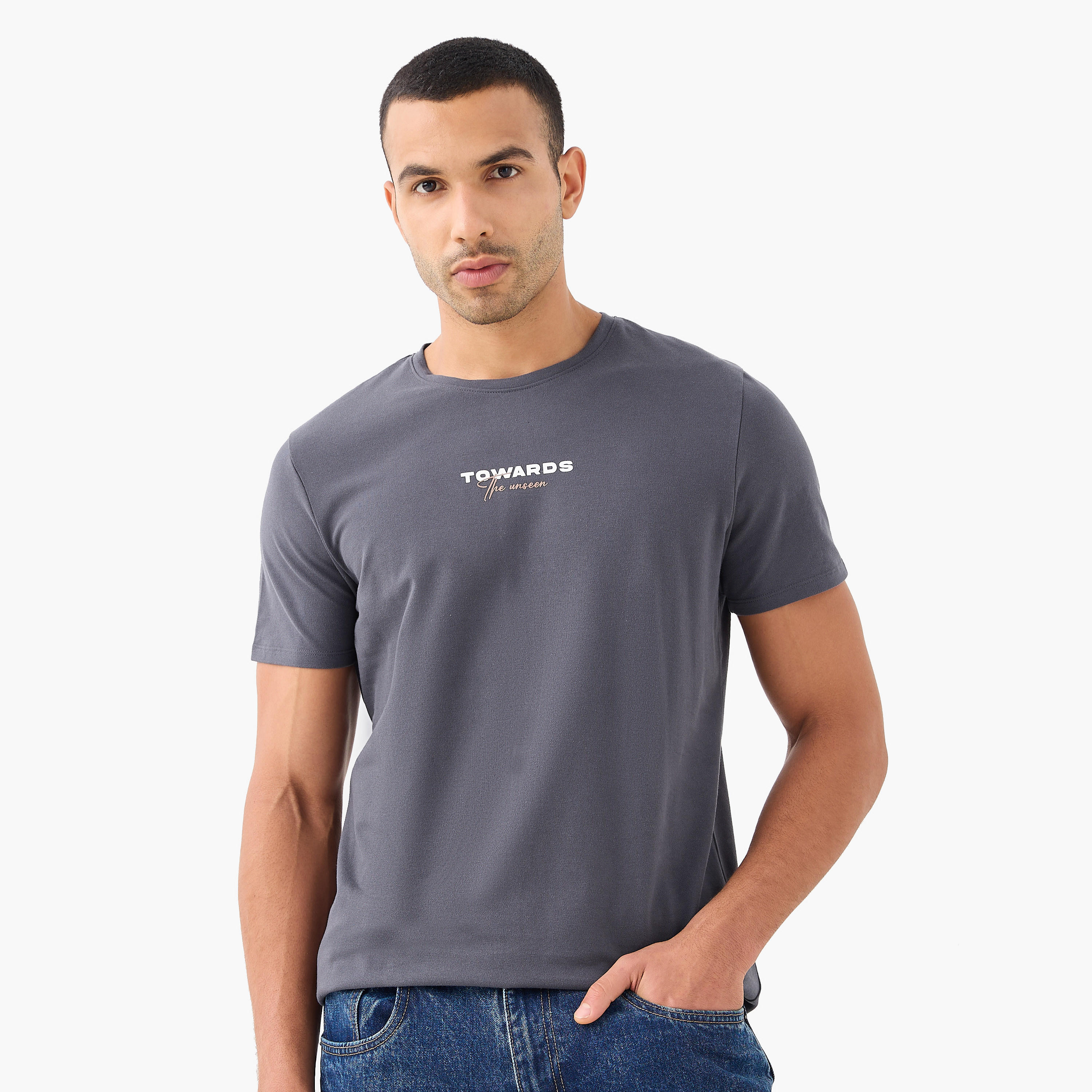 Iconic Slogan Print Pique T-shirt-men-clothing-tshirtsandpolos-tshirts-image-1