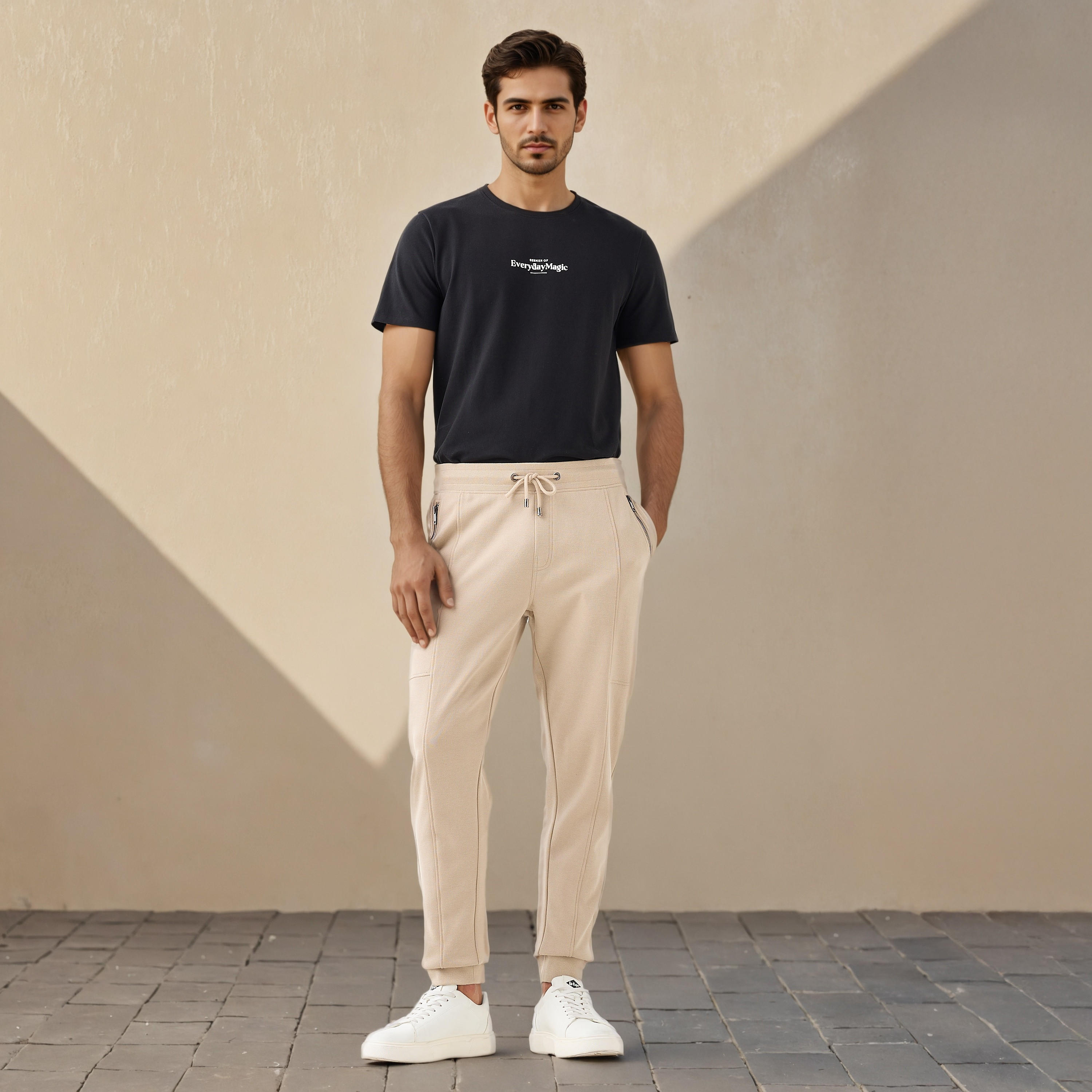 تيشيرت بيكيه بطبعات شعار من آيكونيك-men-clothing-tshirtsandpolos-tshirts-image-2