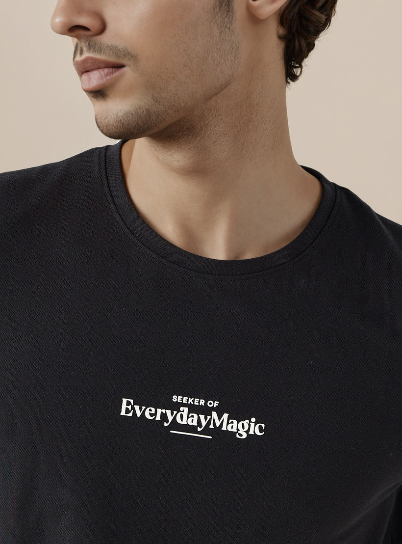 تيشيرت بيكيه بطبعات شعار من آيكونيك-men-clothing-tshirtsandpolos-tshirts-image-4