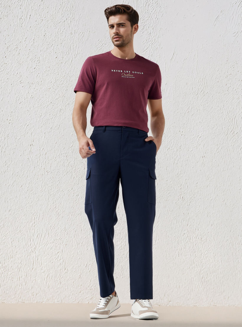 Iconic Men Slim Fit Crew Neck Short Sleeves Printed T-shirt-men-clothing-tshirtsandpolos-tshirts-image-2