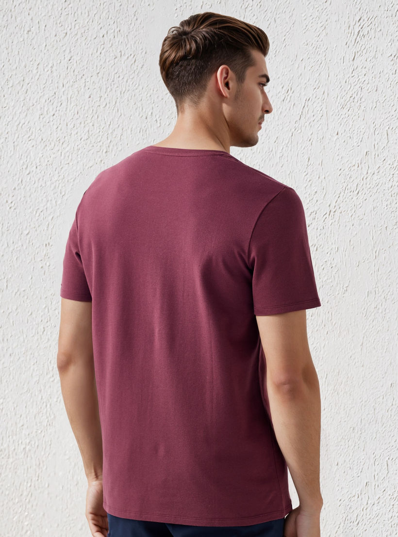 Iconic Men Slim Fit Crew Neck Short Sleeves Printed T-shirt-men-clothing-tshirtsandpolos-tshirts-image-3