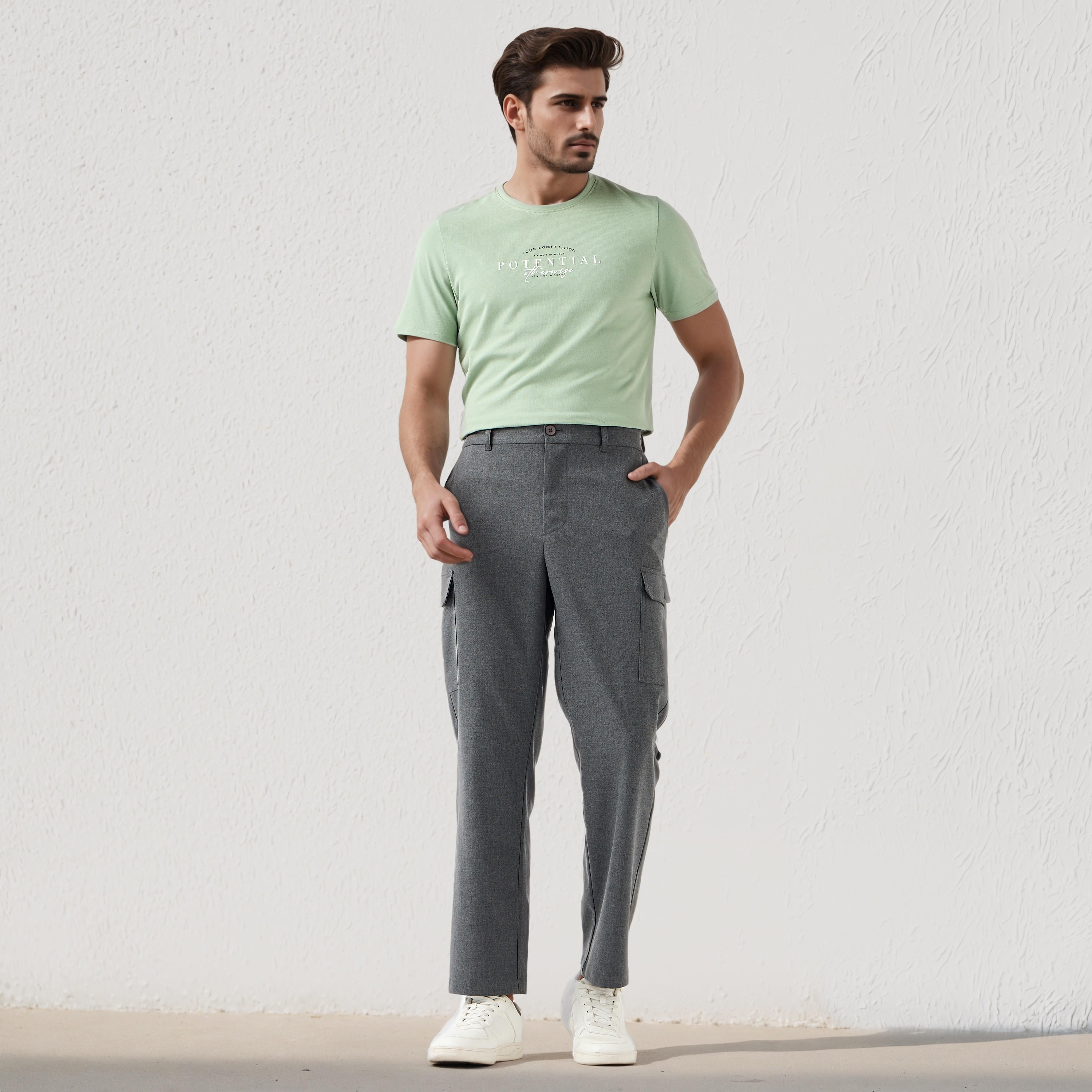 Iconic Men Slim Fit Crew Neck Short Sleeves Printed T-shirt-men-clothing-tshirtsandpolos-tshirts-image-2