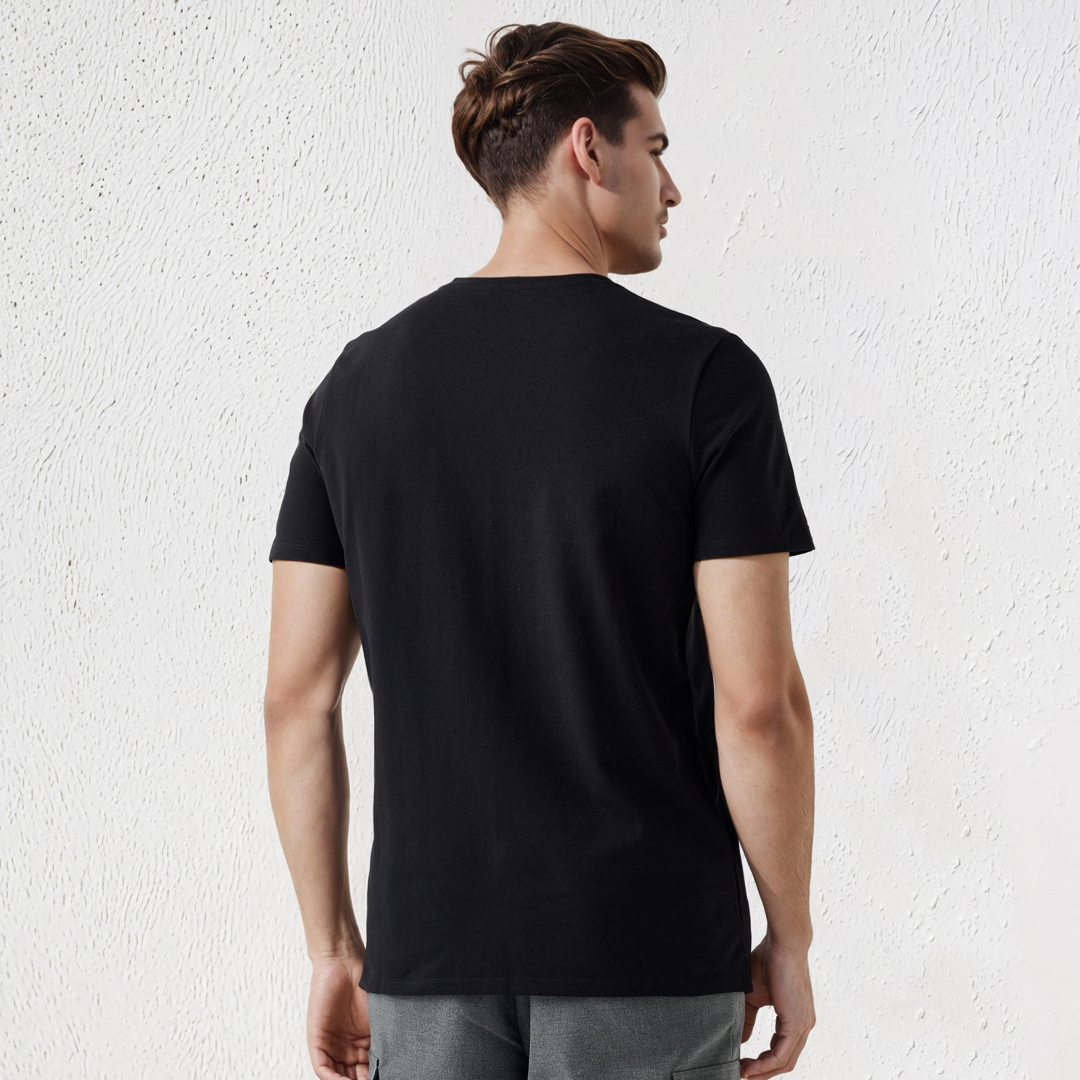 Iconic Men Slim Fit Crew Neck Short Sleeves Printed T-shirt-men-clothing-tshirtsandpolos-tshirts-image-3