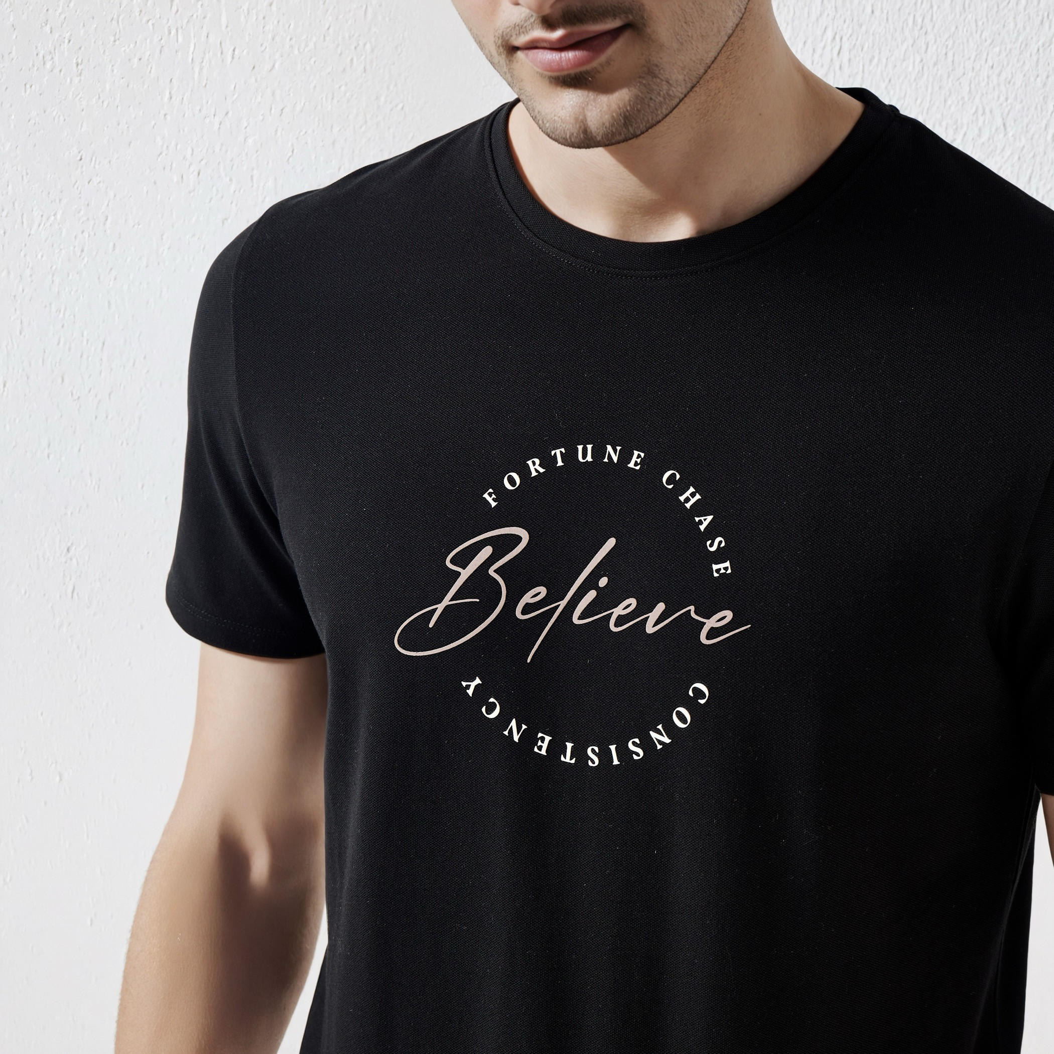 Iconic Men Slim Fit Crew Neck Short Sleeves Printed T-shirt-men-clothing-tshirtsandpolos-tshirts-image-4