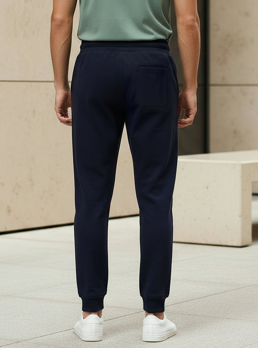 بنطلون رياضي رجالي بقة سليم وجيوب من أيكونيك-men-clothing-bottoms-joggers-image-3