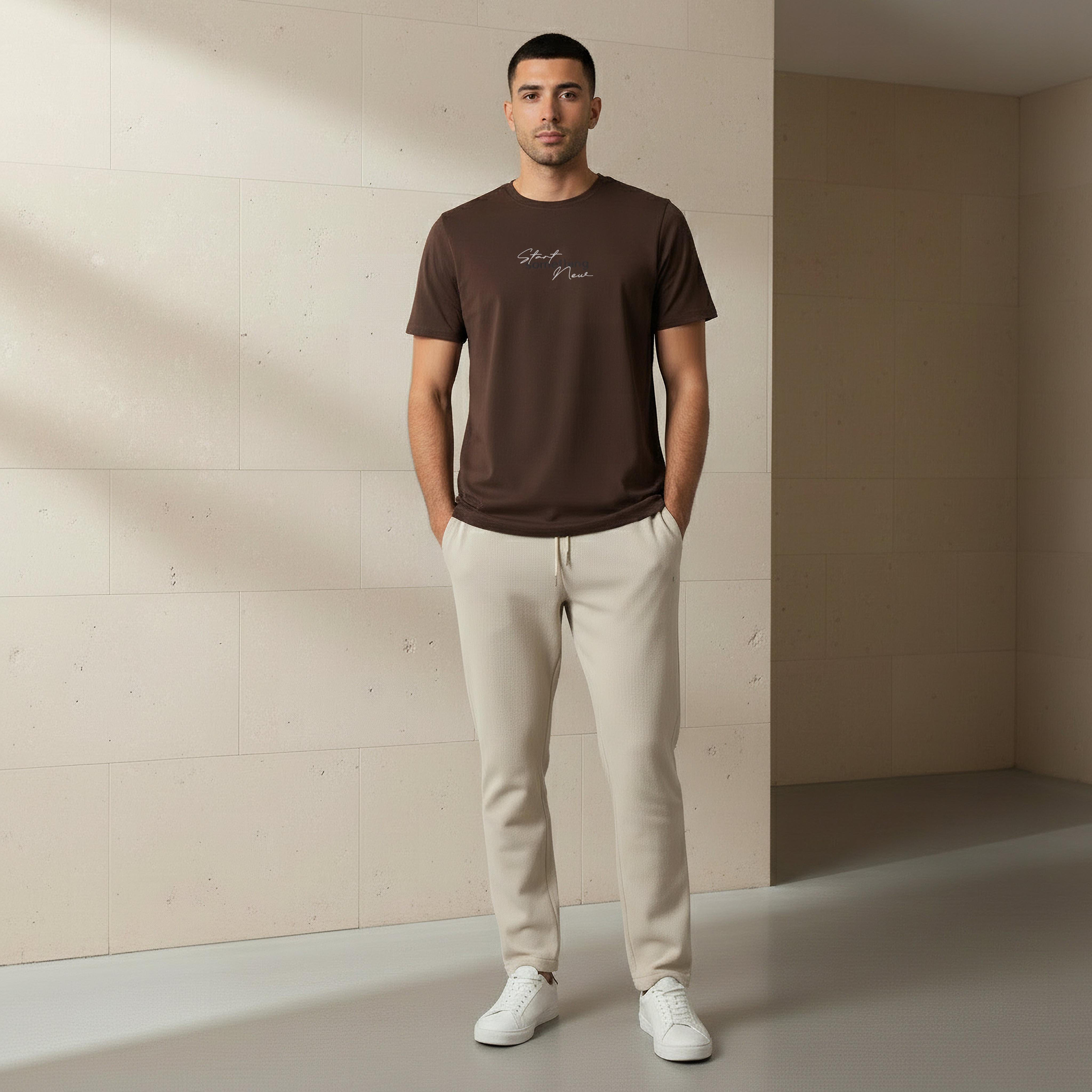 Iconic Men Slim Fit Round Neck Short Sleeve Slogan Print T-shirt-men-clothing-tshirtsandpolos-tshirts-image-2