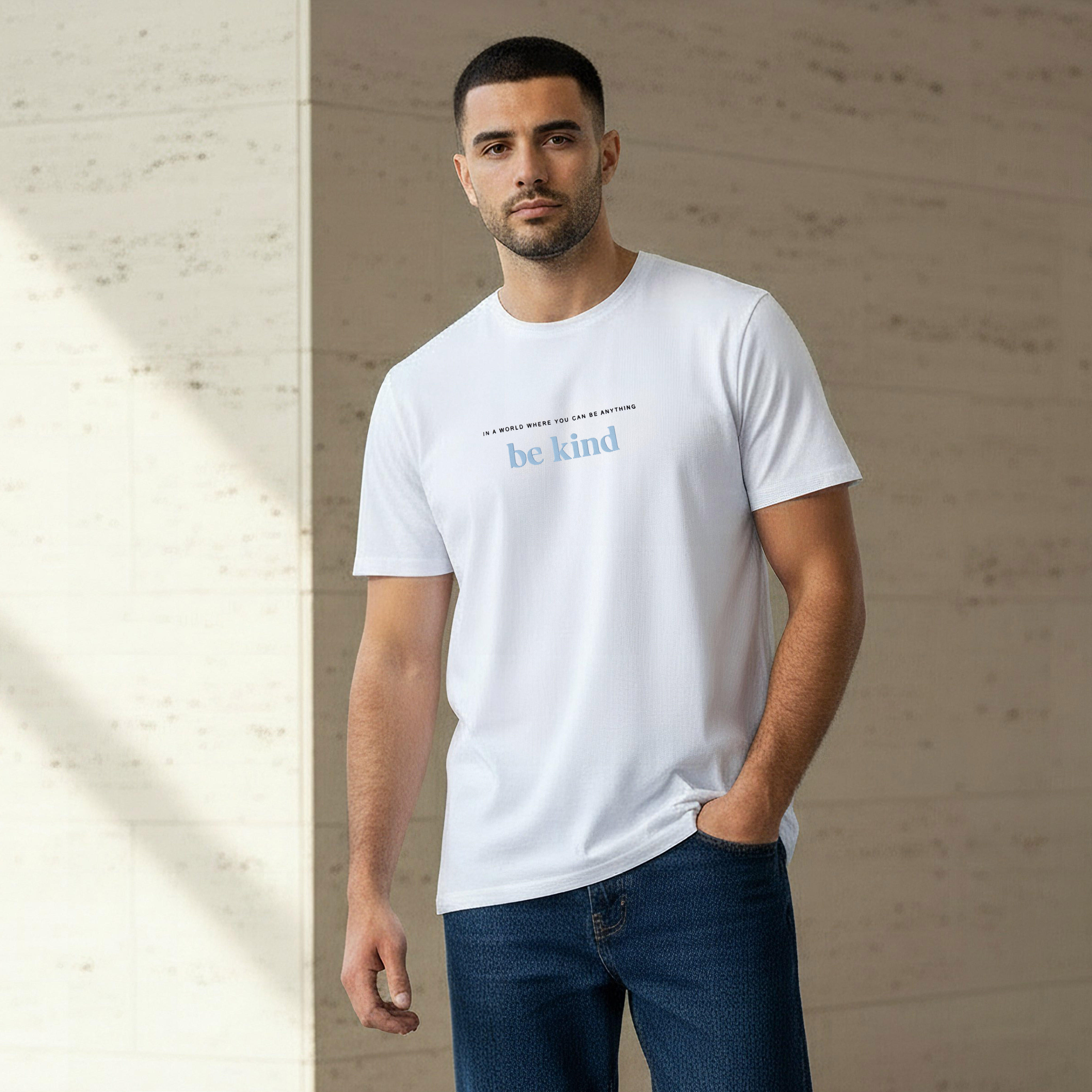 Iconic Men Slim Fit Round Neck Short Sleeve Slogan Print T-shirt-men-clothing-tshirtsandpolos-tshirts-image-1