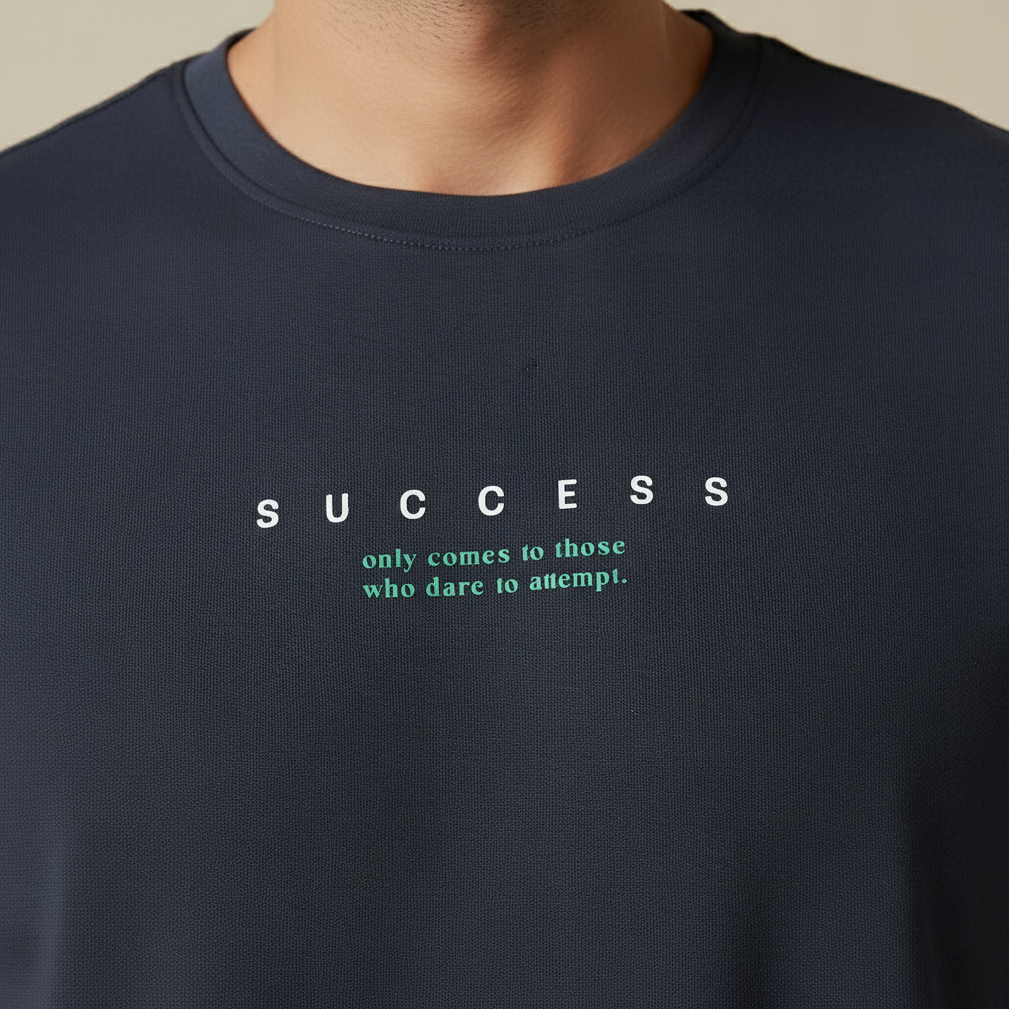 Iconic Men Slim Fit Round Neck Short Sleeve Slogan Print T-shirt-men-clothing-tshirtsandpolos-tshirts-image-4