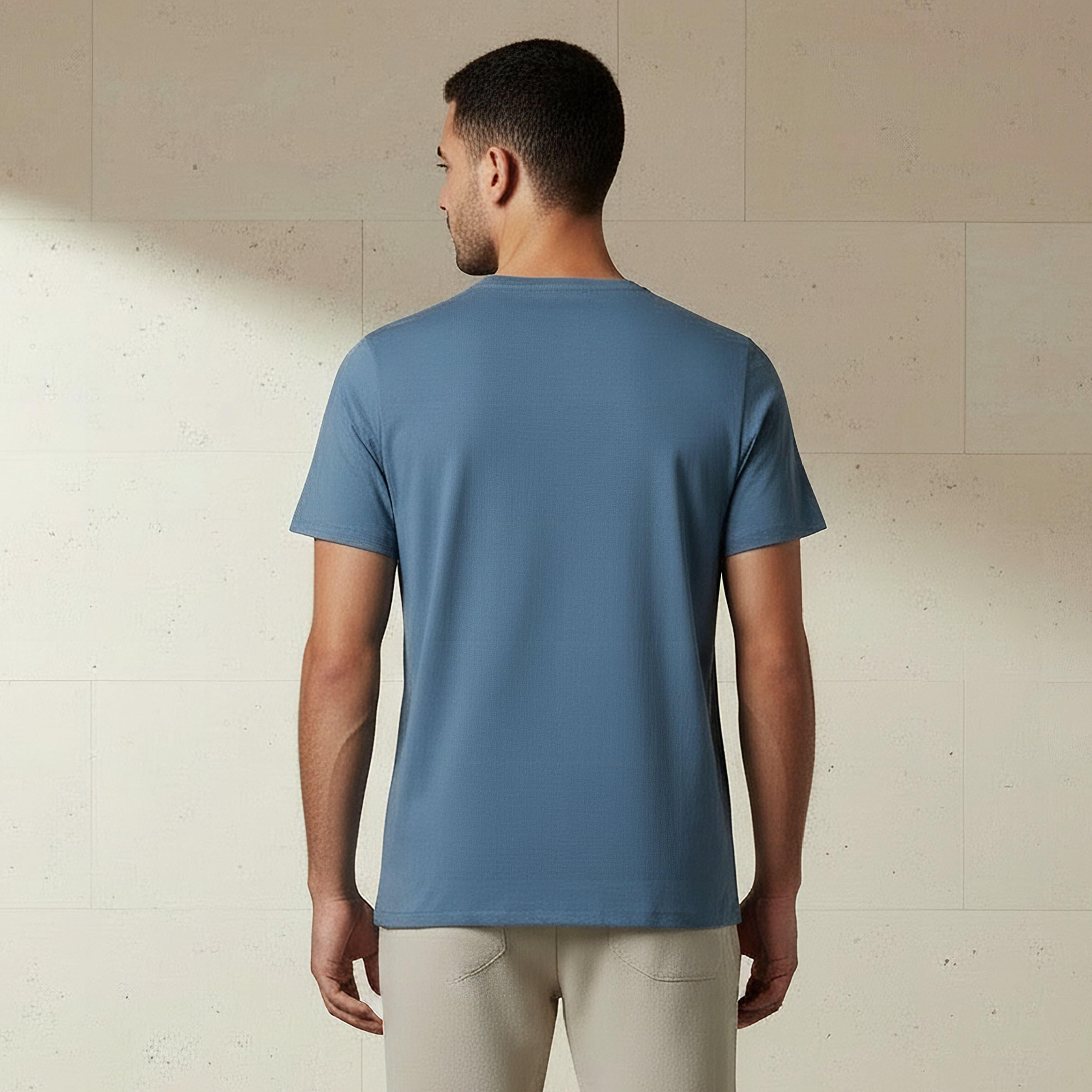 Iconic Men Slim Fit Round Neck Short Sleeve Slogan Print T-shirt-men-clothing-tshirtsandpolos-tshirts-image-3
