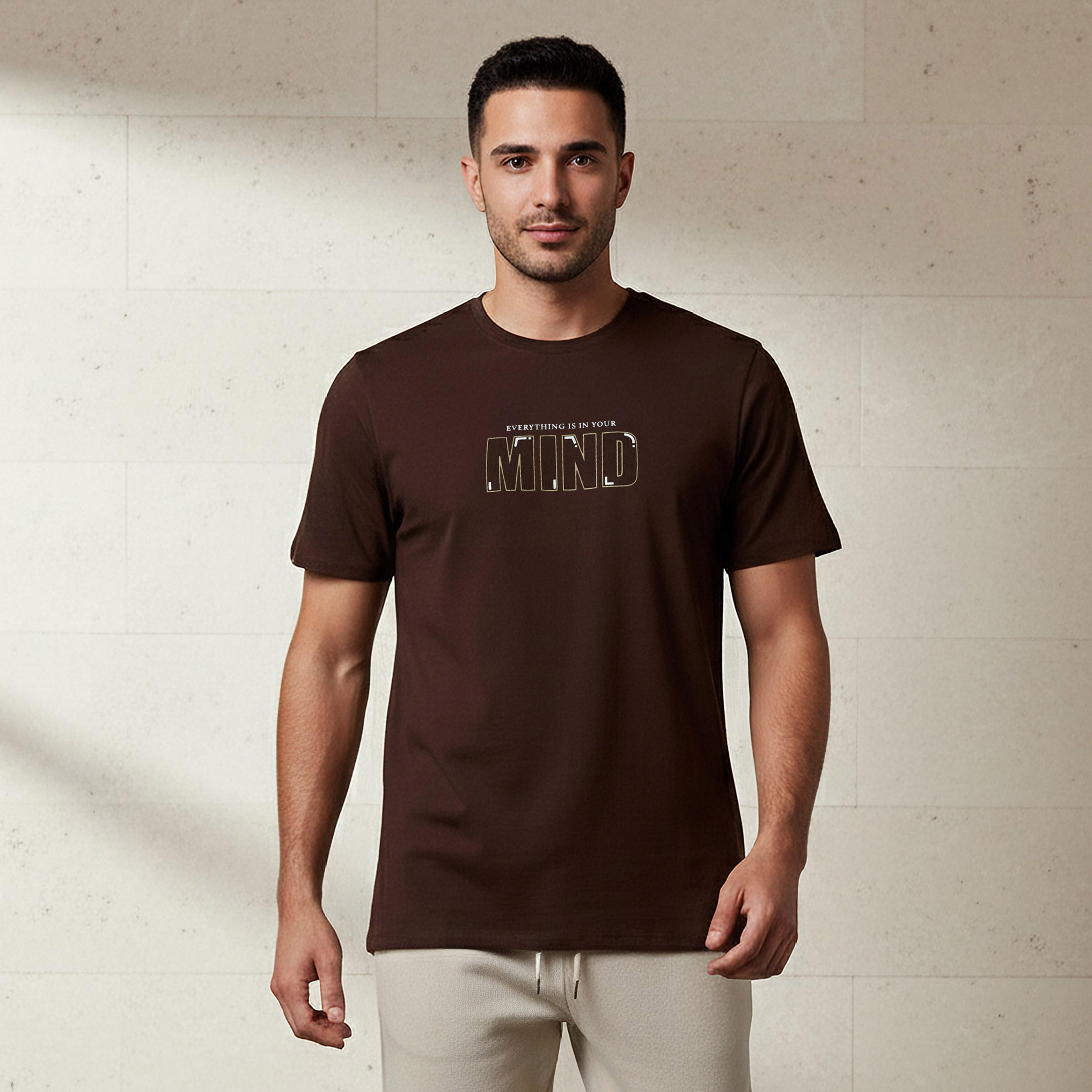 Iconic Men Slim Fit Round Neck Short Sleeve Slogan Print T-shirt-men-clothing-tshirtsandpolos-tshirts-image-1