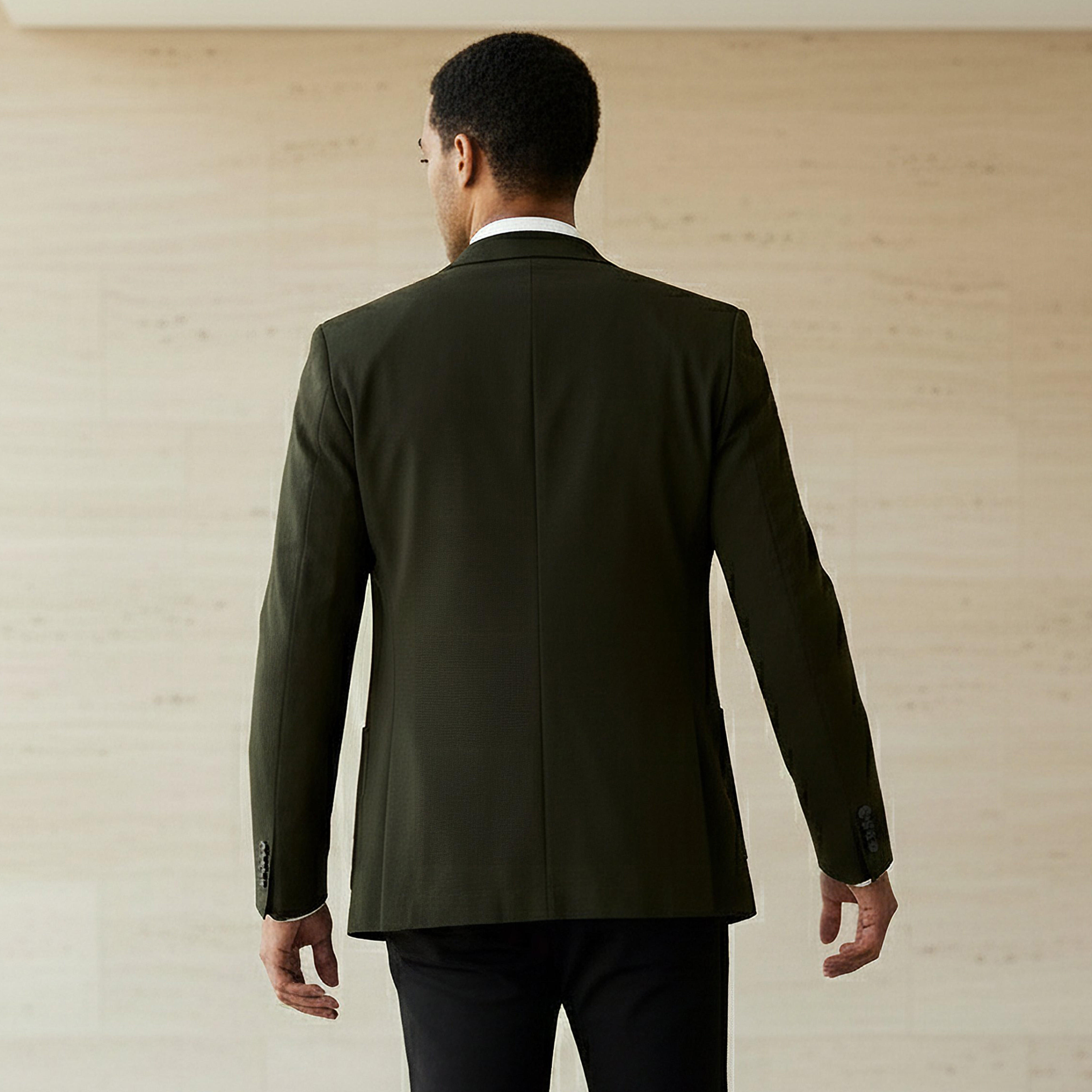 بليزر بقصة سليم وياقة مطوية للرجال من آيكونيك-men-winterwear-jacketsandblazers-image-3