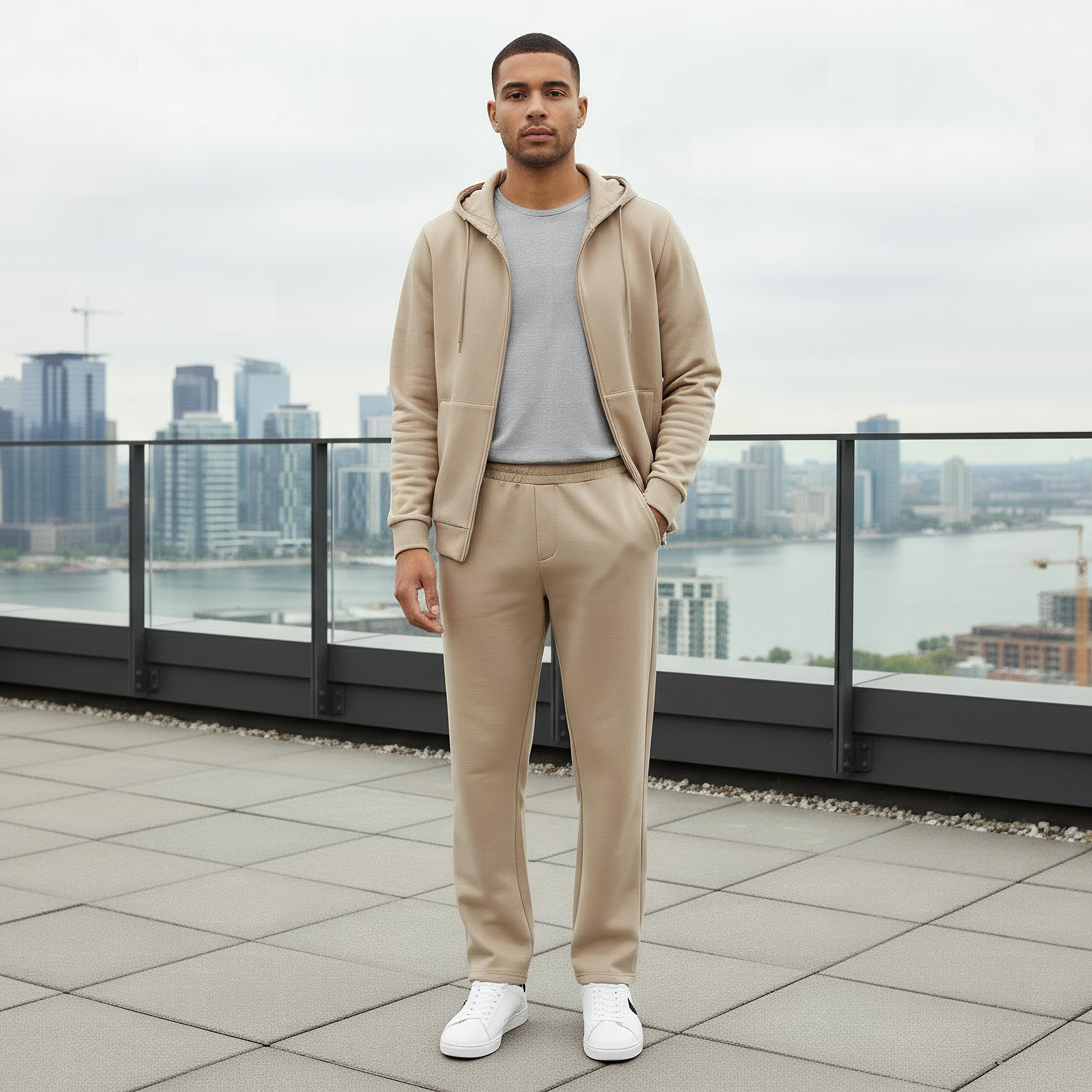 Iconic Men Regular Fit Track Pants with Flexi Waist-men-clothing-bottoms-joggers-image-2