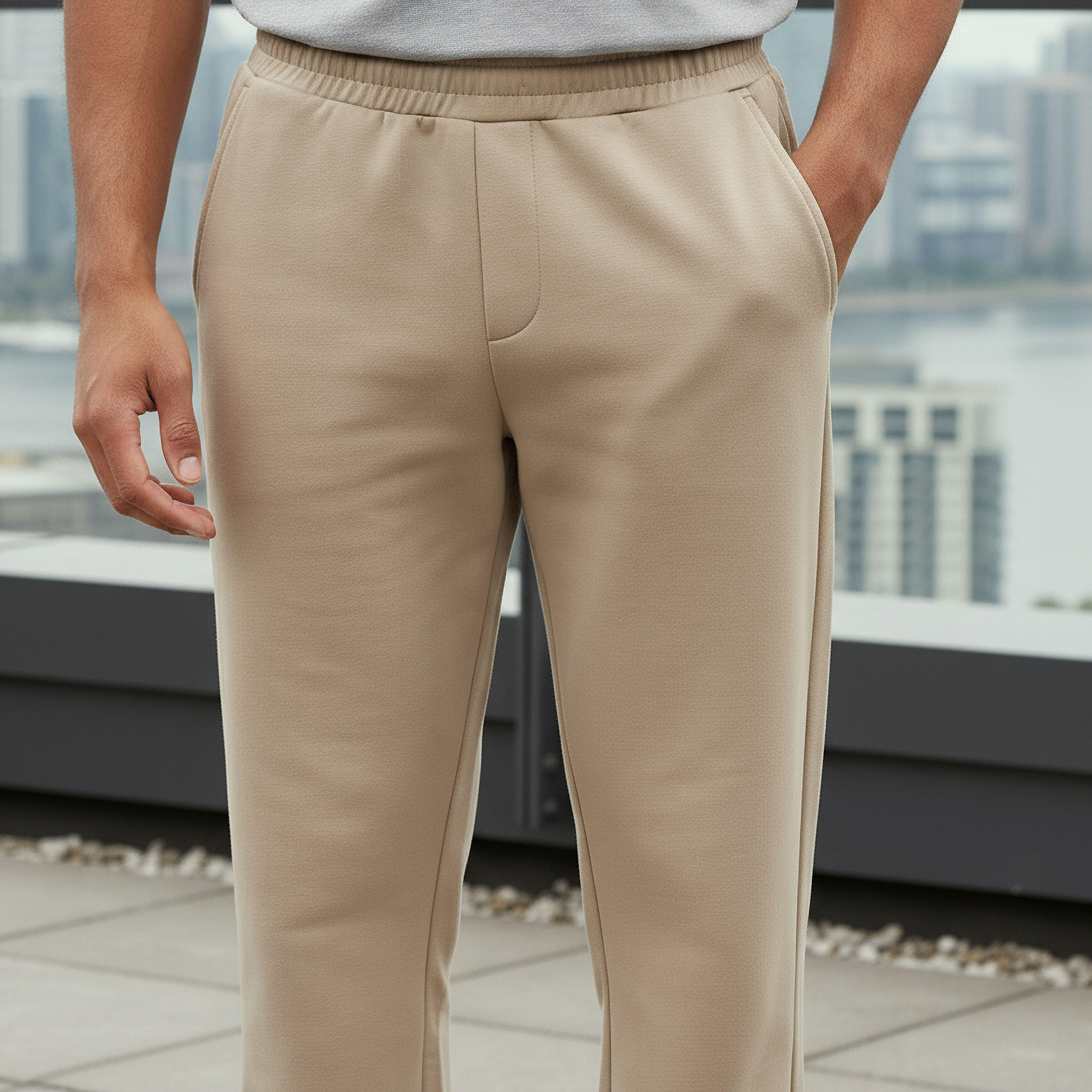Iconic Men Regular Fit Track Pants with Flexi Waist-men-clothing-bottoms-joggers-image-4