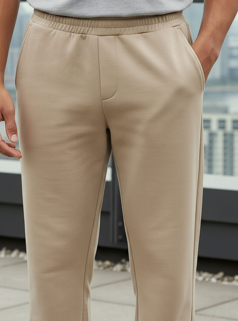 Iconic Men Regular Fit Track Pants with Flexi Waist-men-clothing-bottoms-joggers-image-4