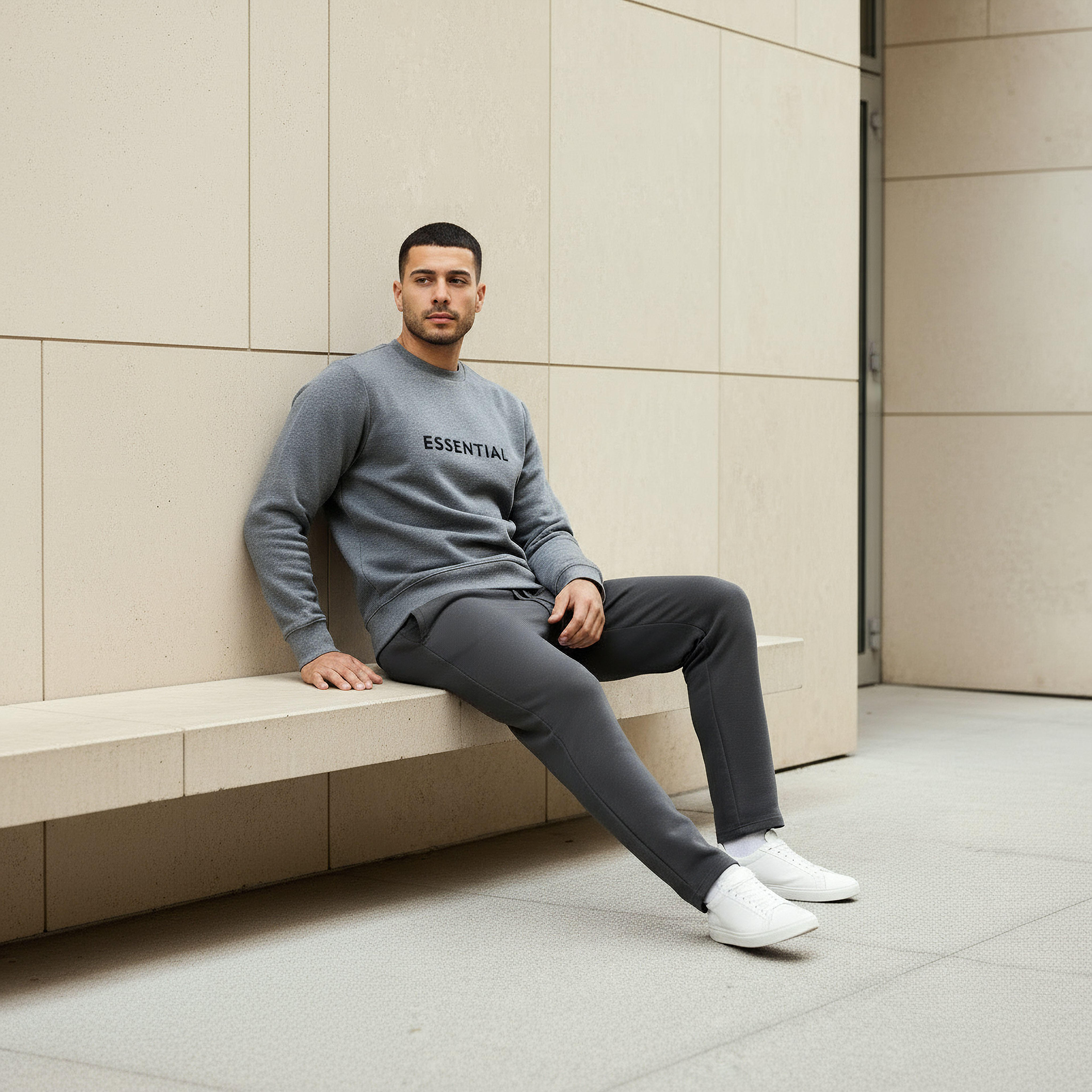 Iconic Men Regular Fit Slogan Embroidered Sweatshirt-men-winterwear-hoodiesandsweatshirts-image-5