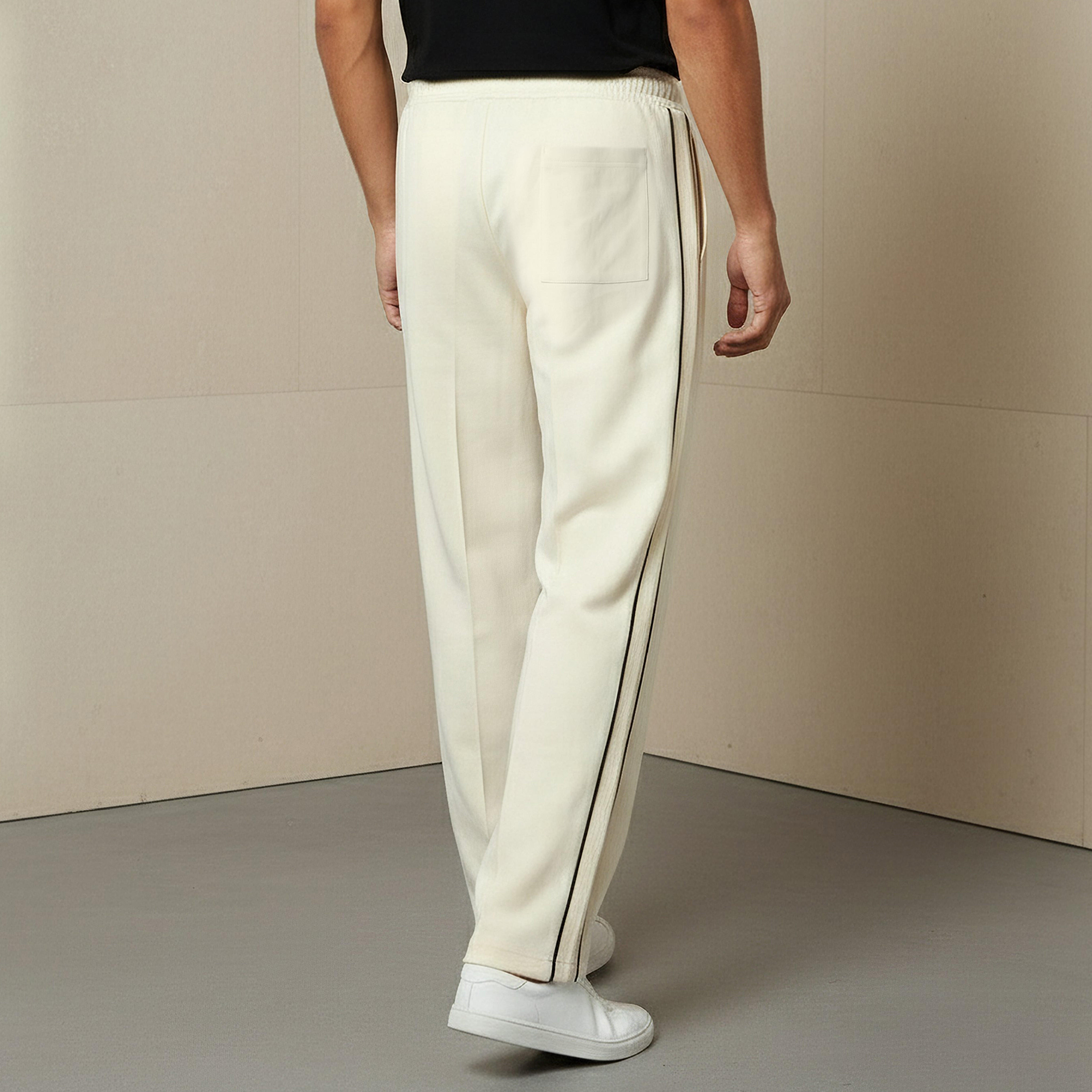 Iconic Men Regular Fit Joggers with Tape Detail-men-clothing-bottoms-joggers-image-3