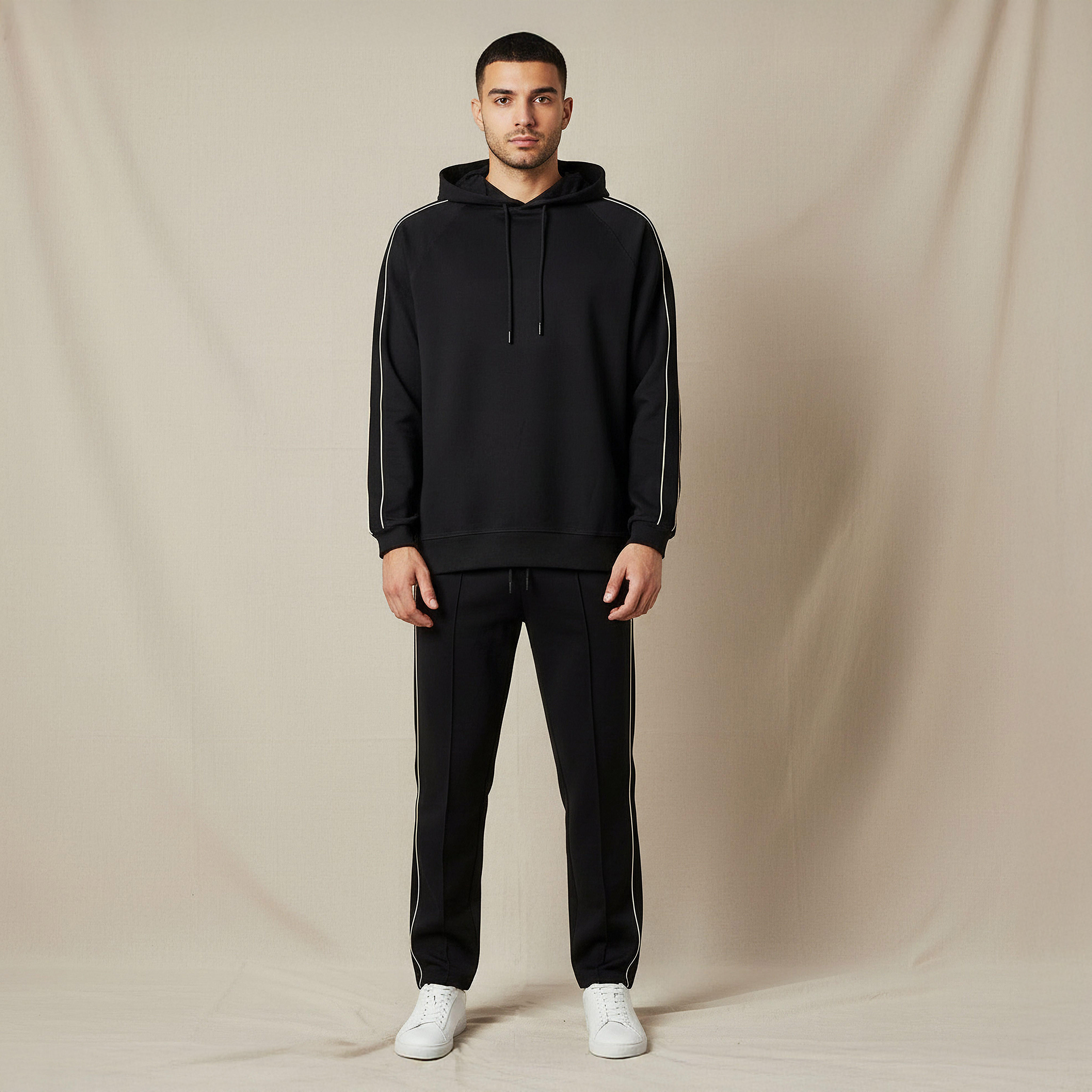 هودي رجالي بشريط من آيكونيك-men-winterwear-hoodiesandsweatshirts-image-5