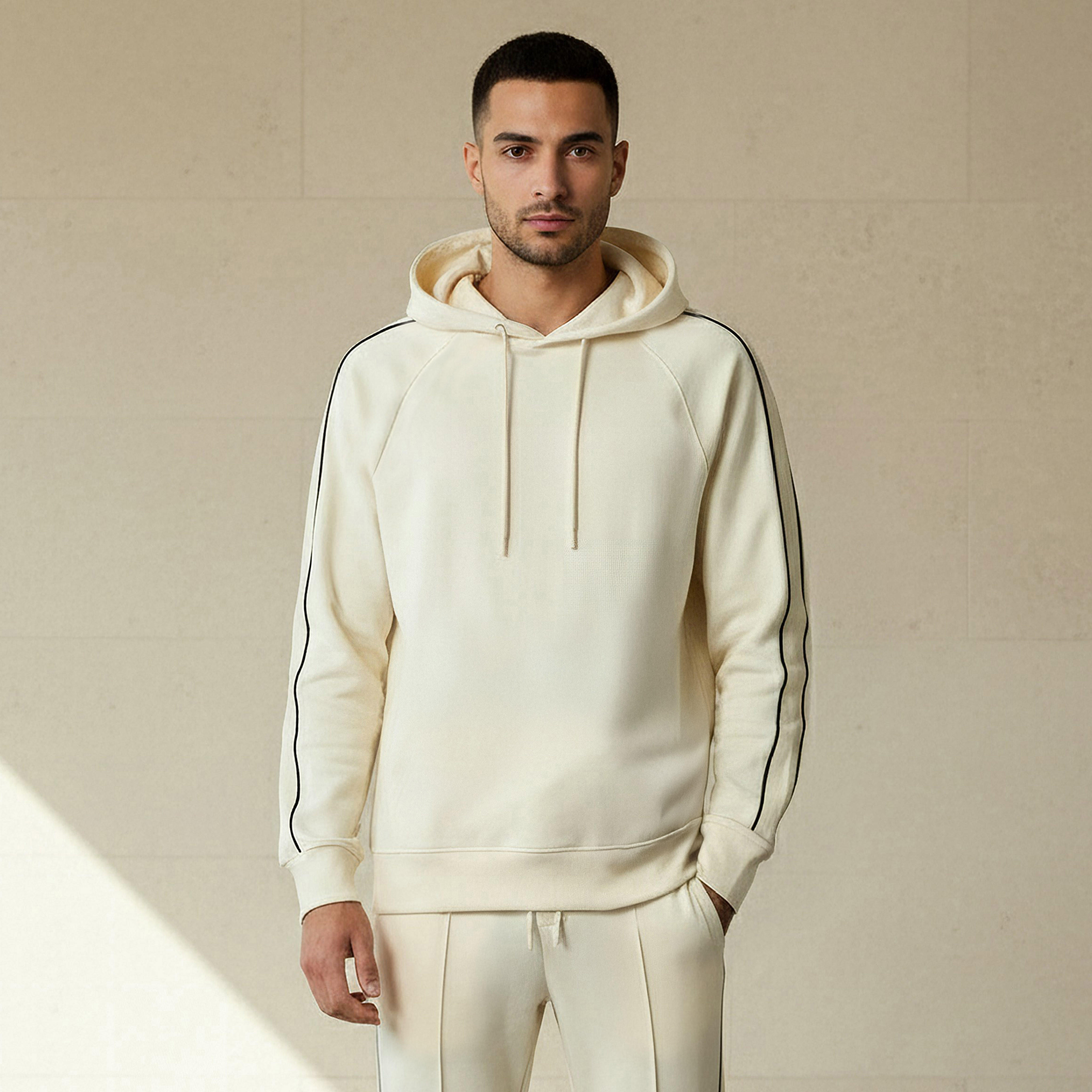 هودي رجالي بشريط من آيكونيك-men-winterwear-hoodiesandsweatshirts-image-1