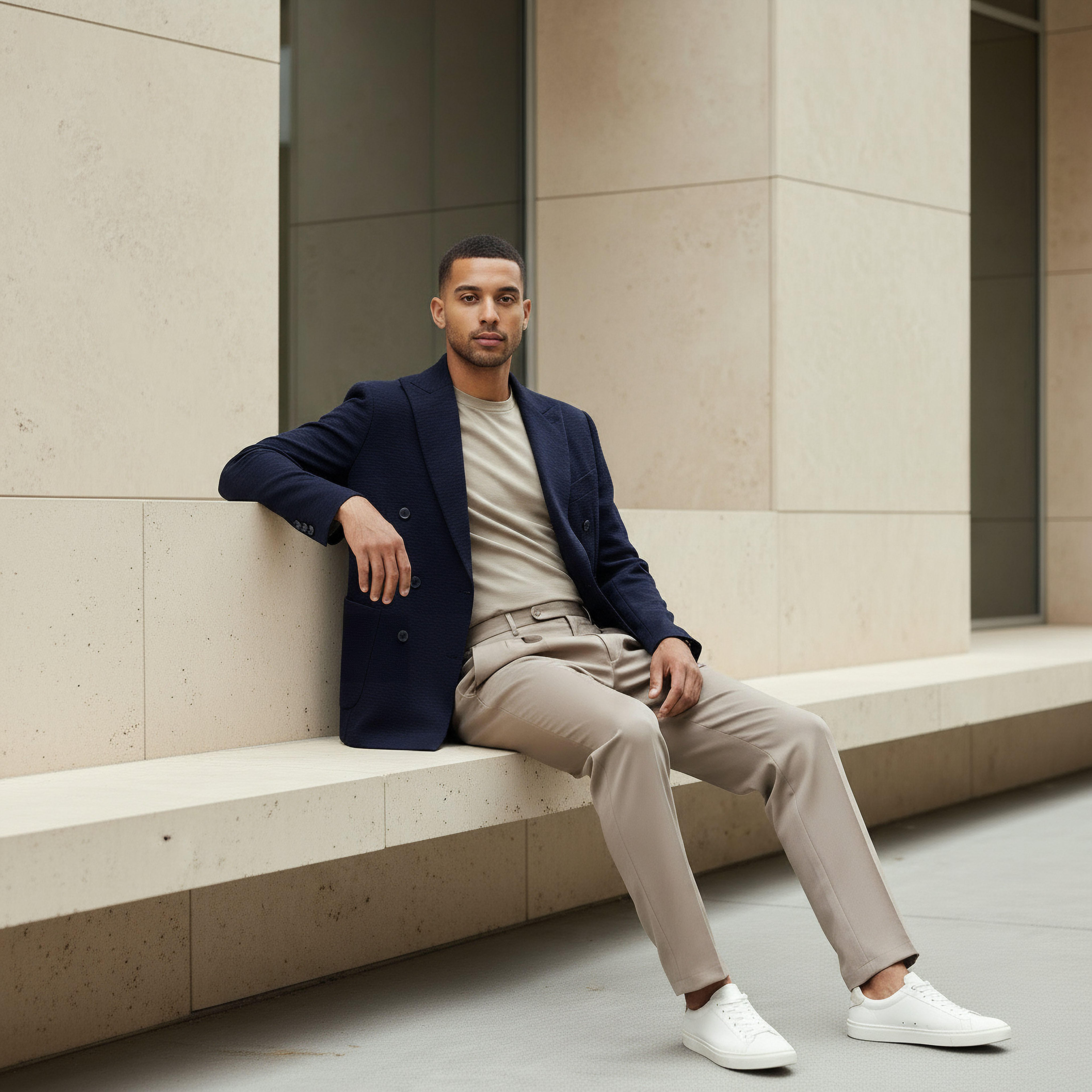 Iconic Men Slim Fit Double Breasted Blazer-men-winterwear-jacketsandblazers-image-5