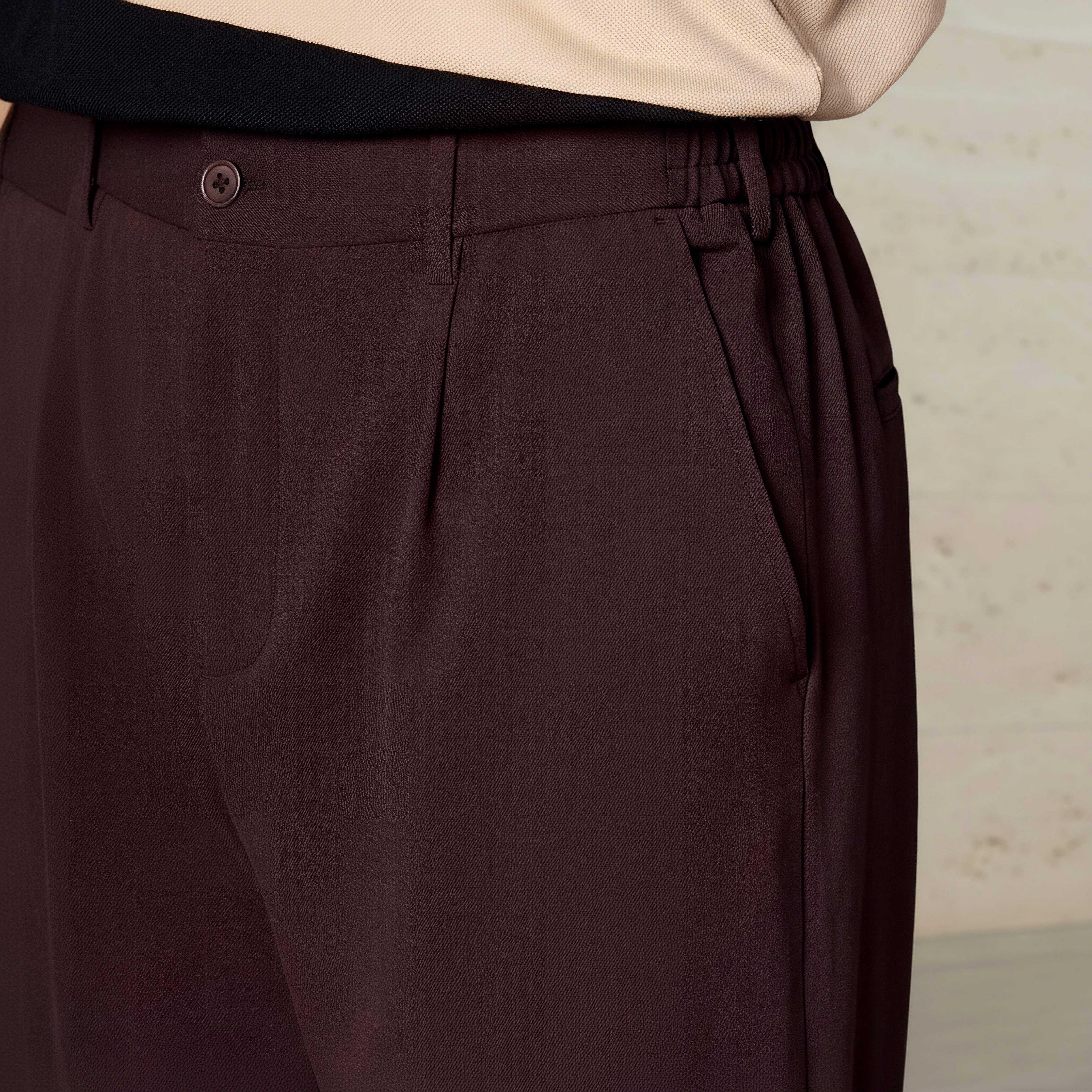 Iconic Men Regular Fit Pleated Trousers-men-clothing-bottoms-trousersandchinos-trousers-image-4