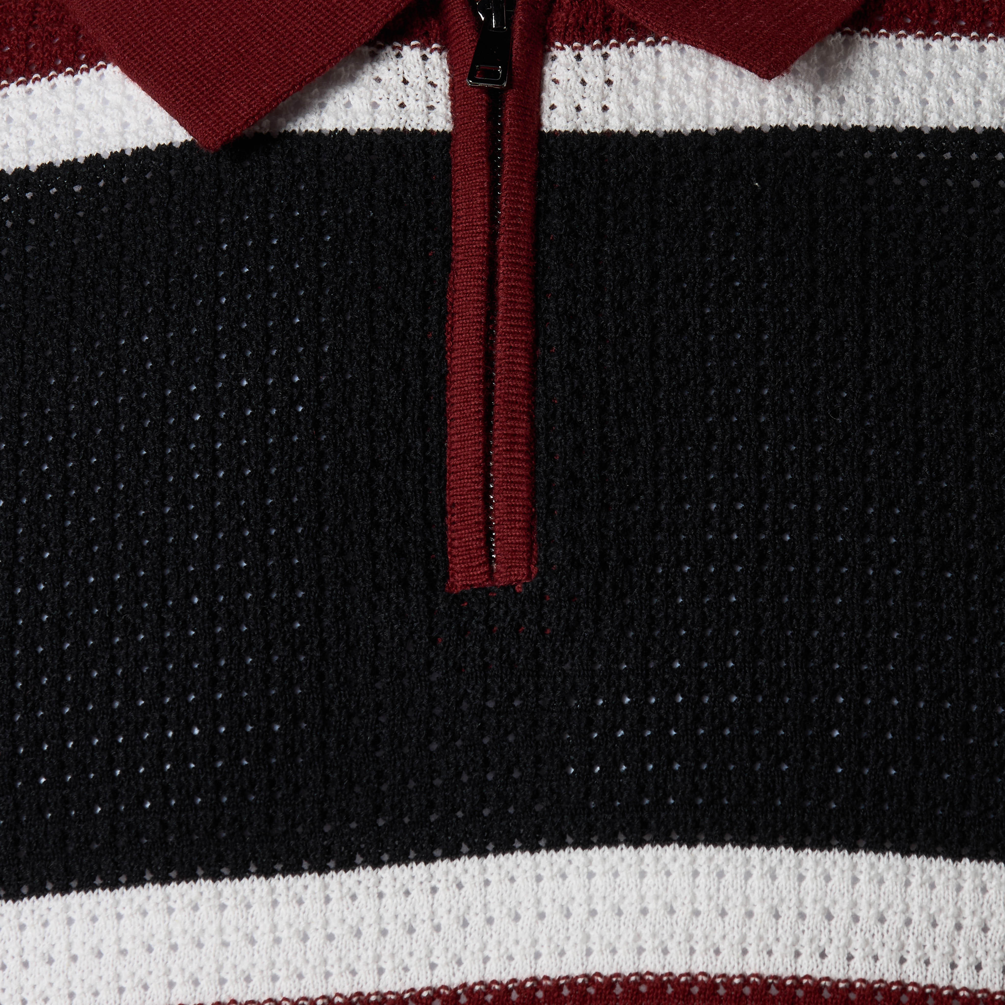 Iconic Men Short Sleeves Striped Polo T-shirt-men-clothing-tshirtsandpolos-polos-image-4