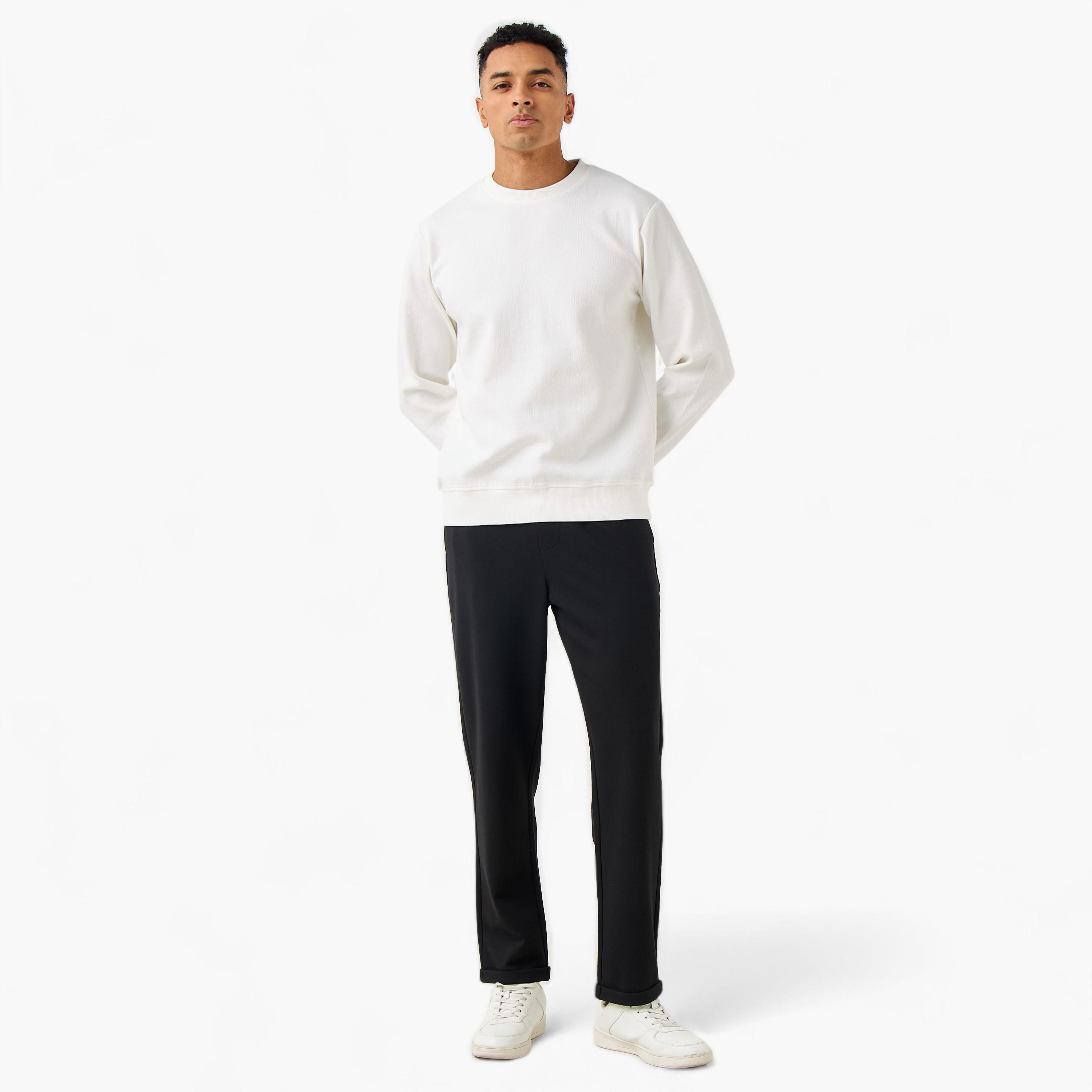 سويت شيرت بقصة عادية للرجال من آيكونيك-men-winterwear-hoodiesandsweatshirts-image-4