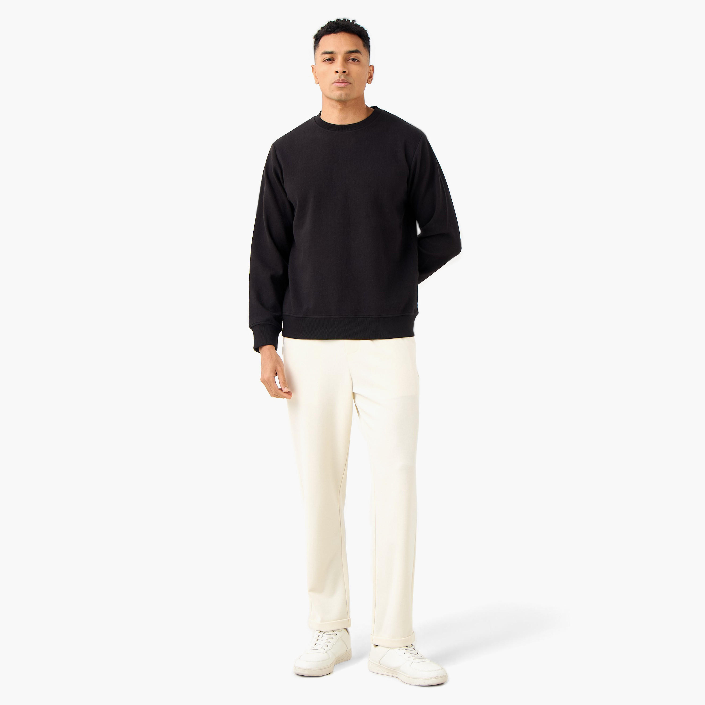 Iconic Men Regular Fit Sweatshirt-men-winterwear-hoodiesandsweatshirts-image-5