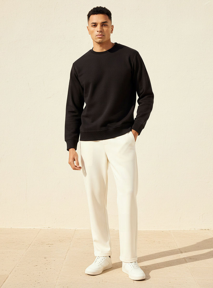 Iconic Men Regular Fit Sweatshirt-men-winterwear-hoodiesandsweatshirts-image-2