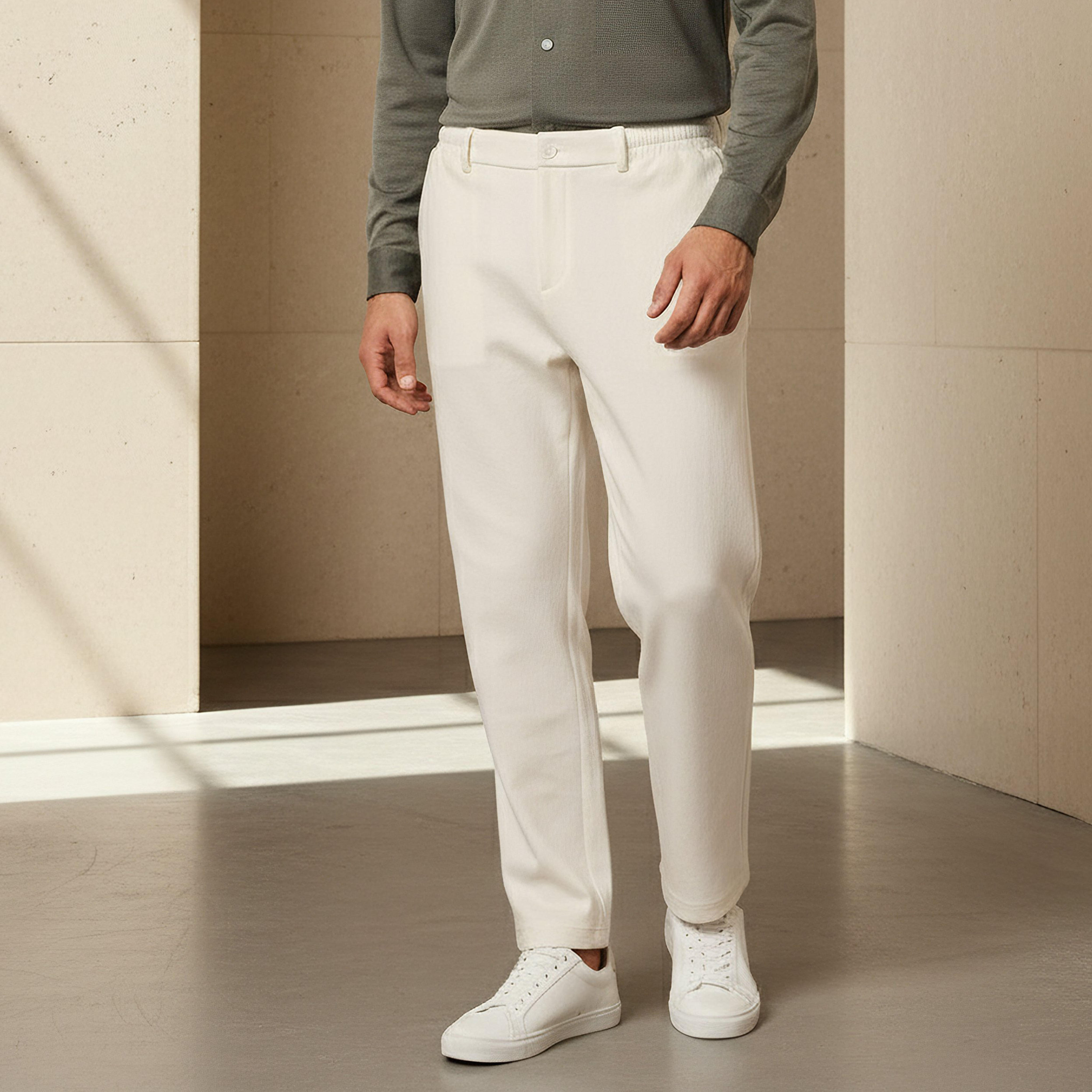 Iconic Men Regular Fit Trousers-men-clothing-coordsets-image-1