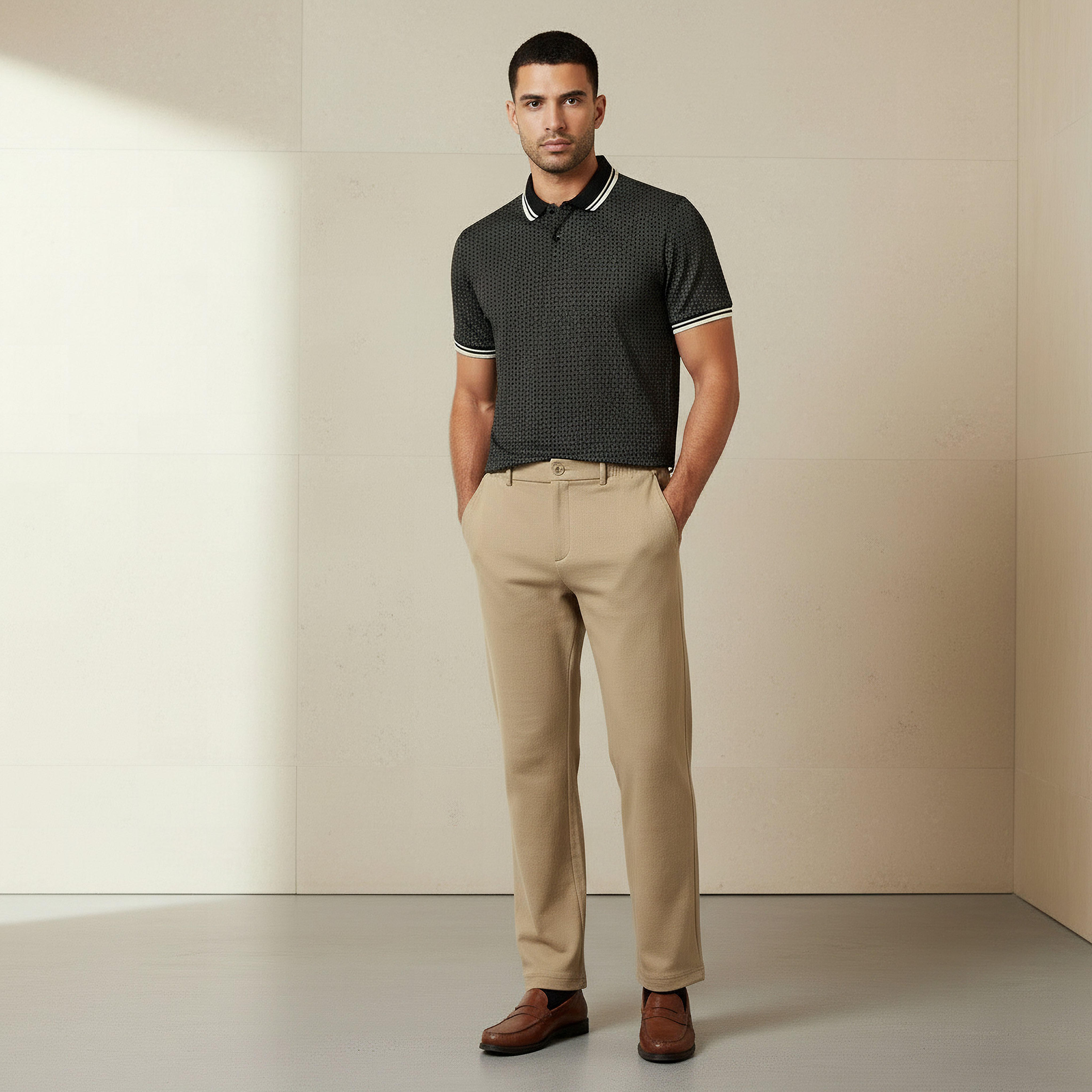 Iconic Men Regular Fit Trousers-men-clothing-coordsets-image-2